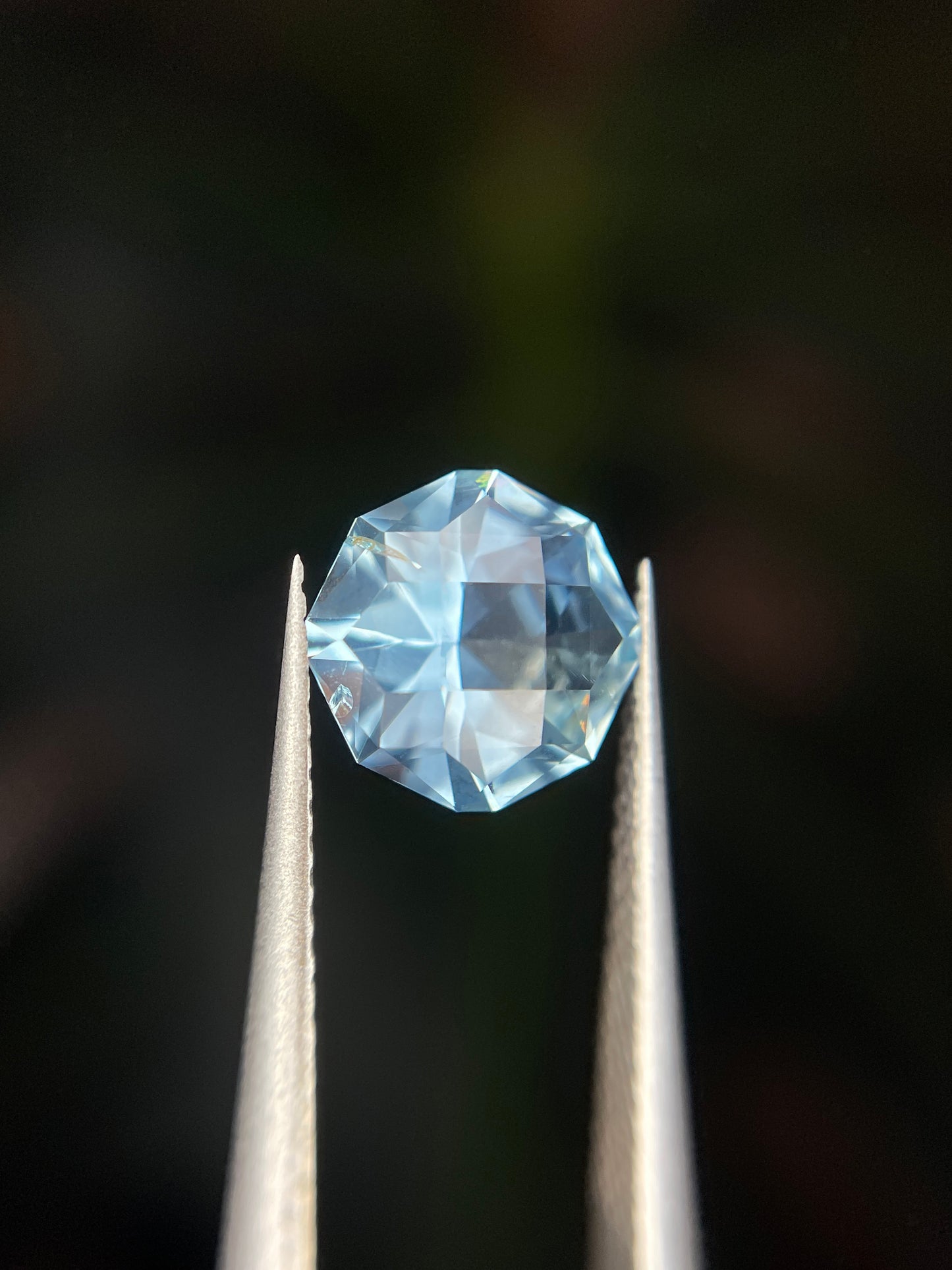 1.21 Carat Aquamarine, 7.60mm Round, Loose Gemstone, Bright Blue, Mined in Zambia