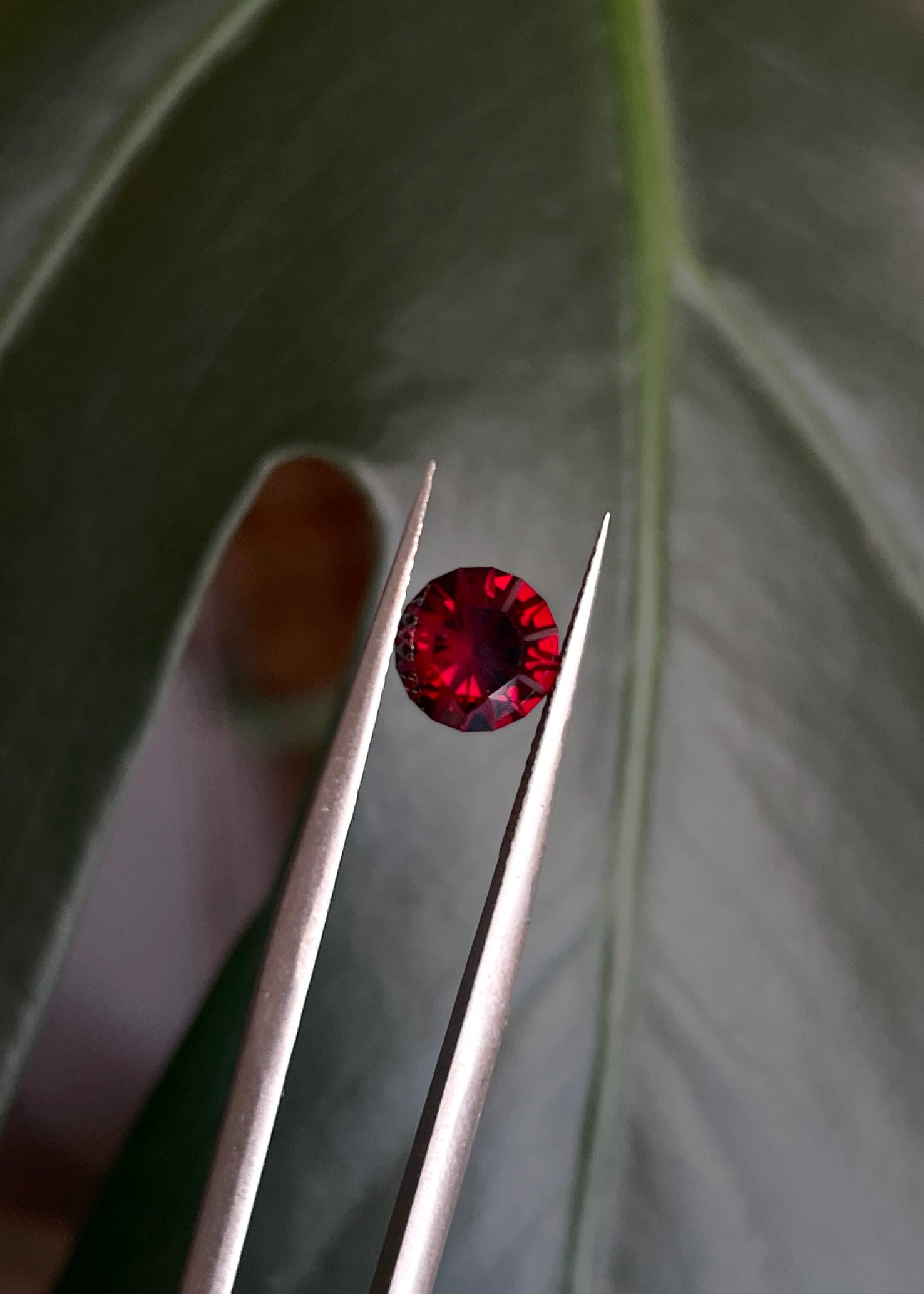 Mexican Garnet Round Cut Gemstone