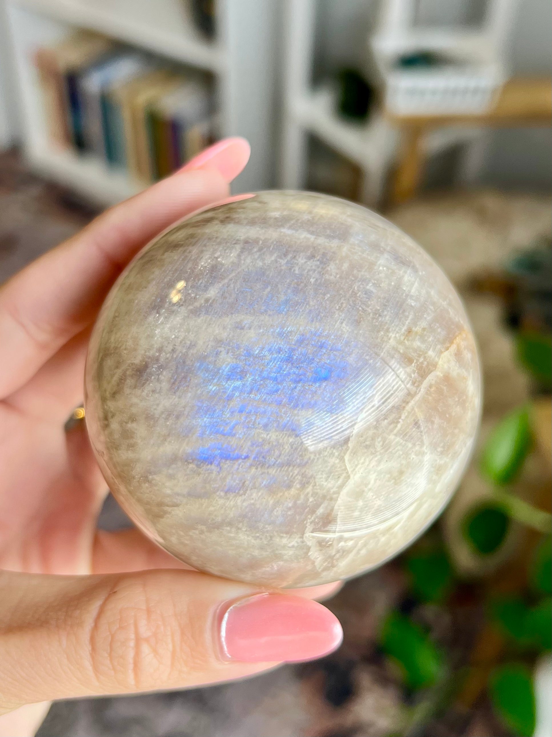 Moonstone Sphere "Starfire"
