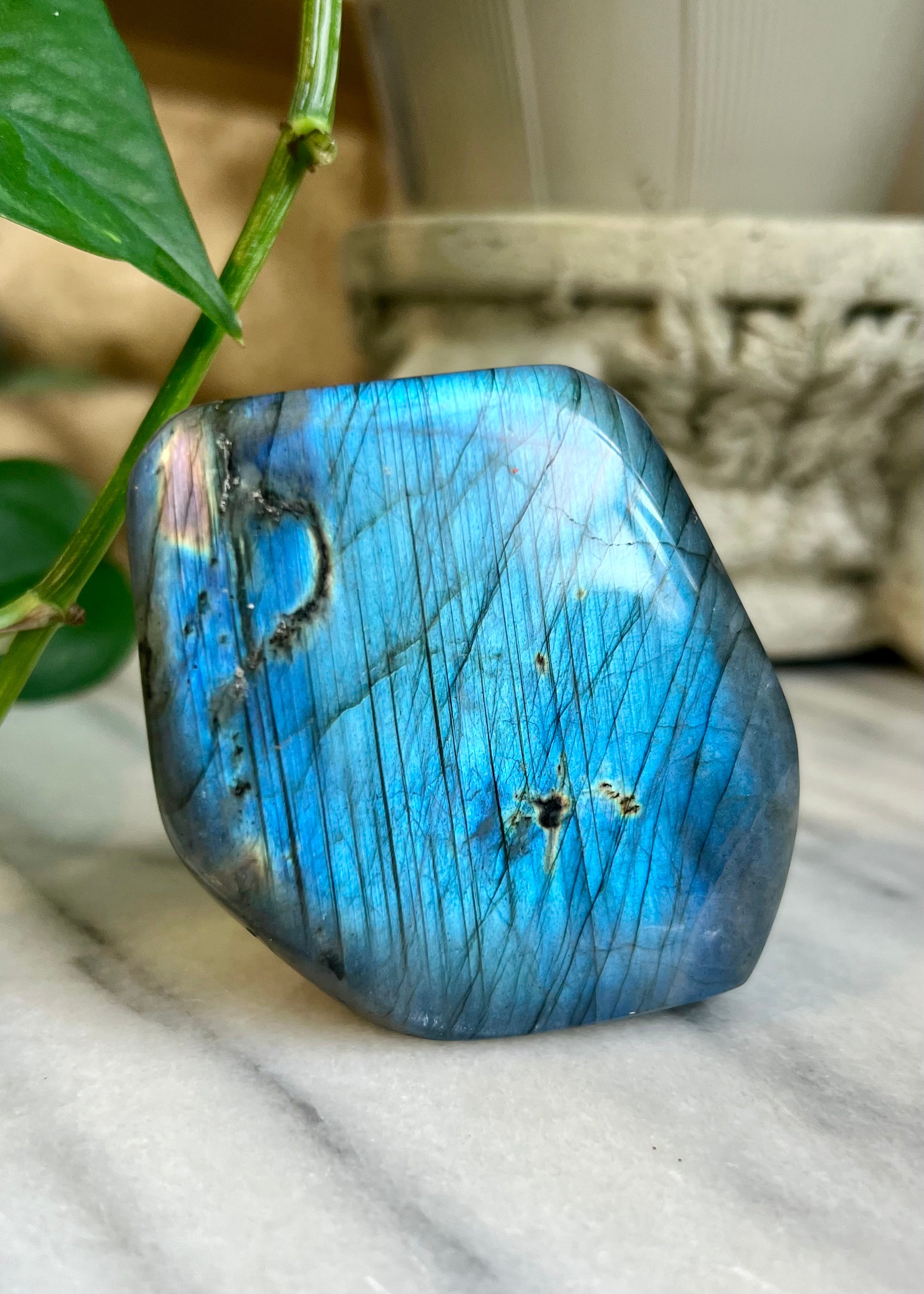Labradorite Freeform | Teal Flash