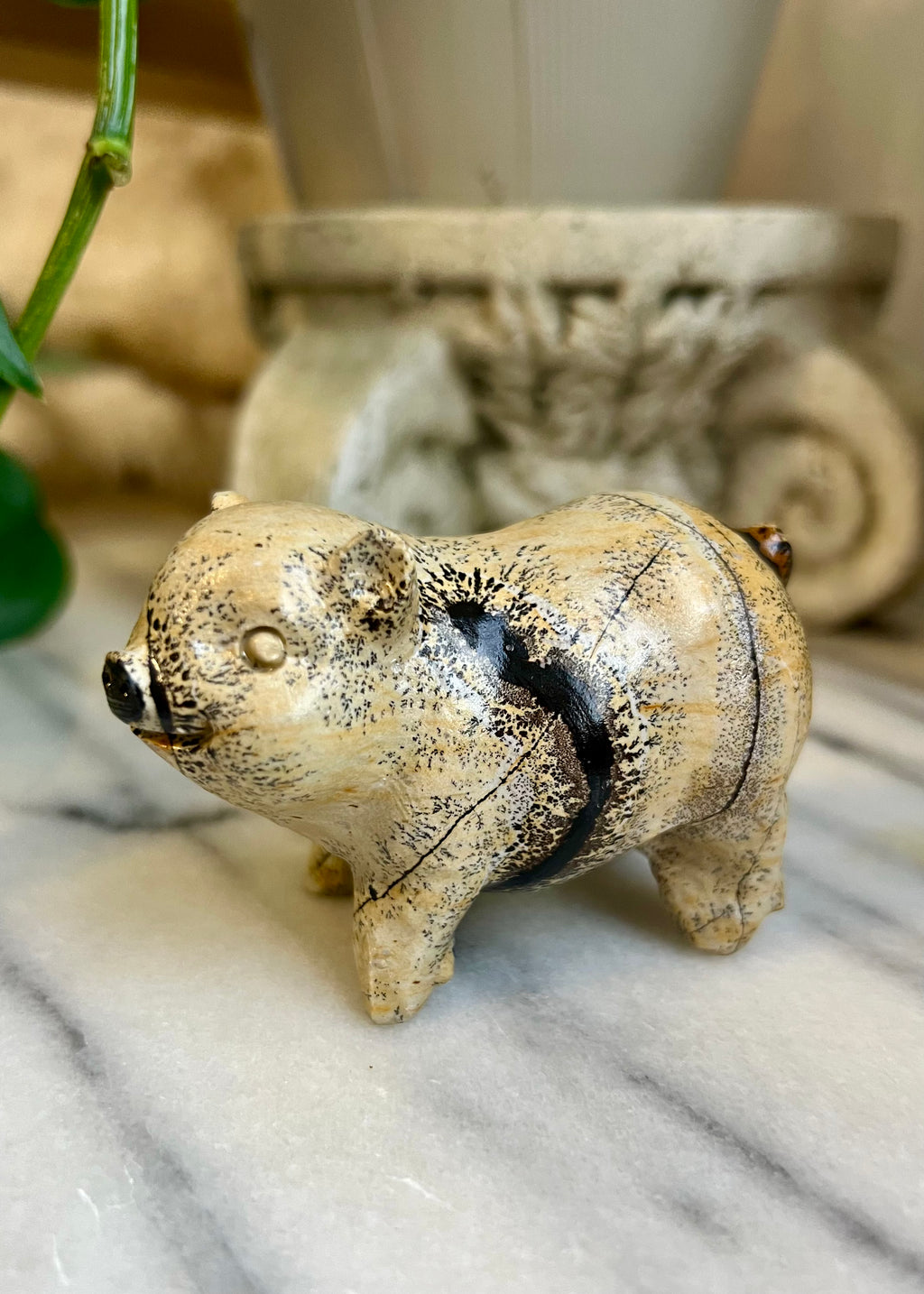 Pig Carving | Picture Jasper