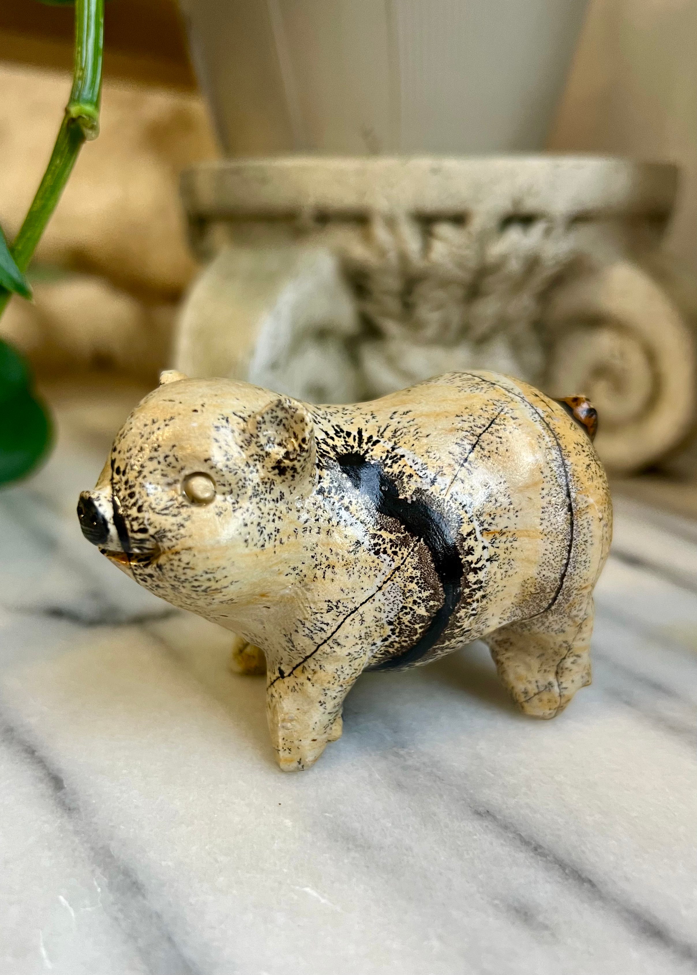 Pig Carving | Picture Jasper