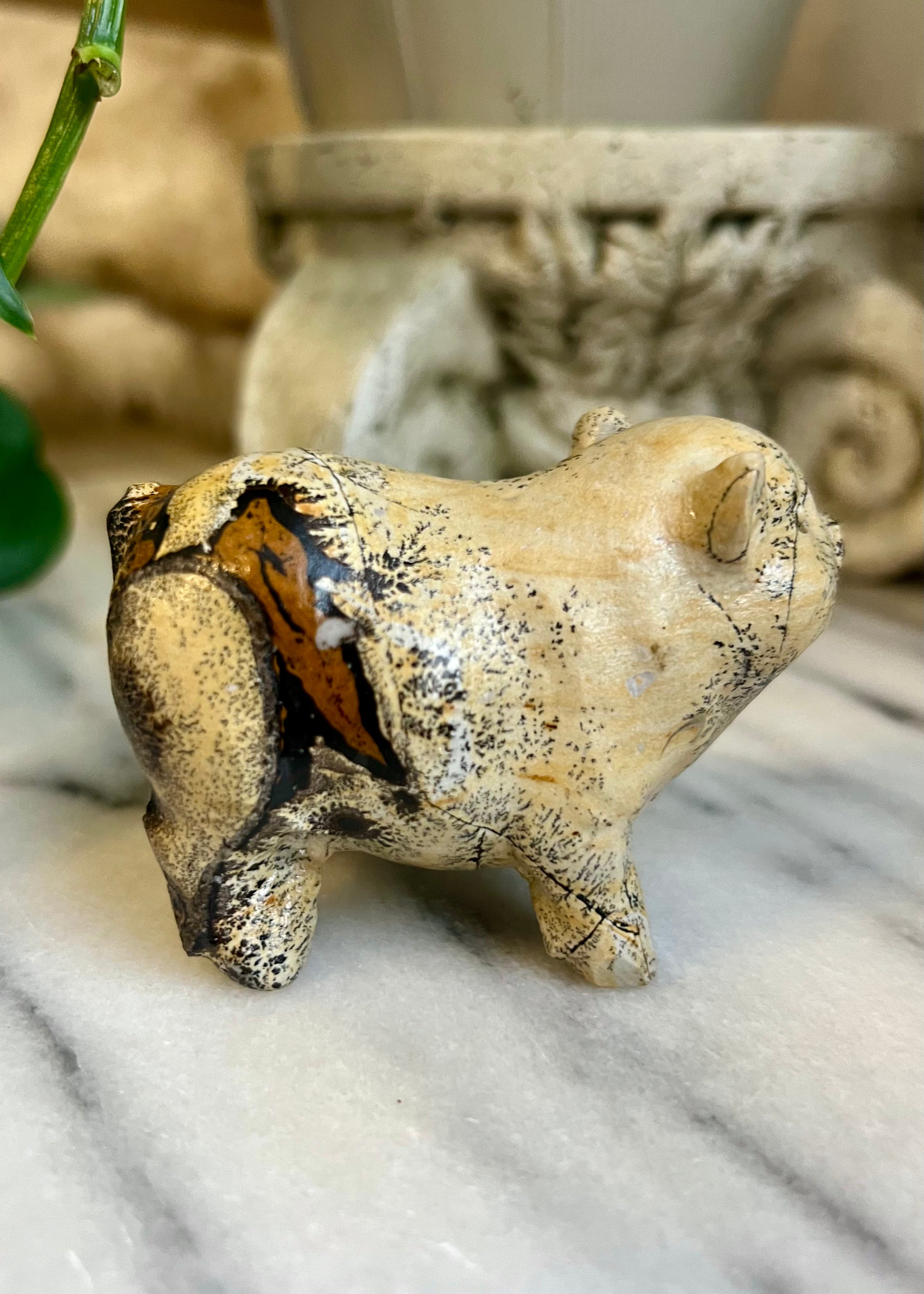 Pig Carving | Picture Jasper