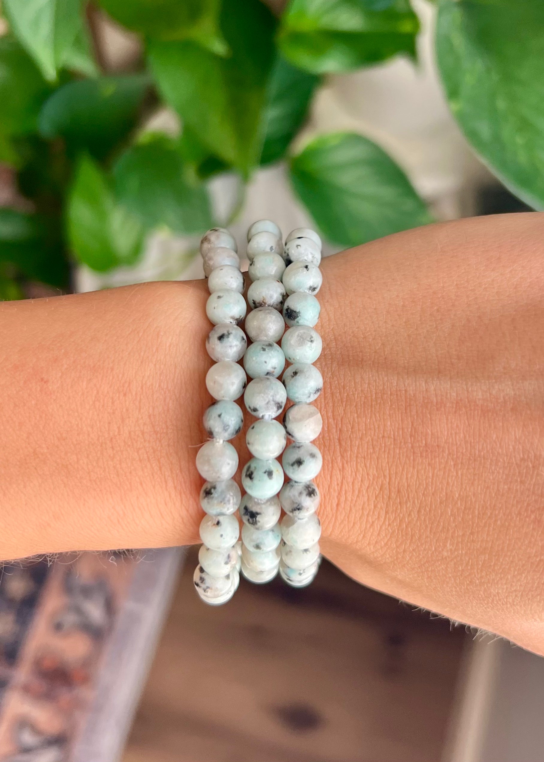 Kiwi Jasper Bracelets | Gentle Balance