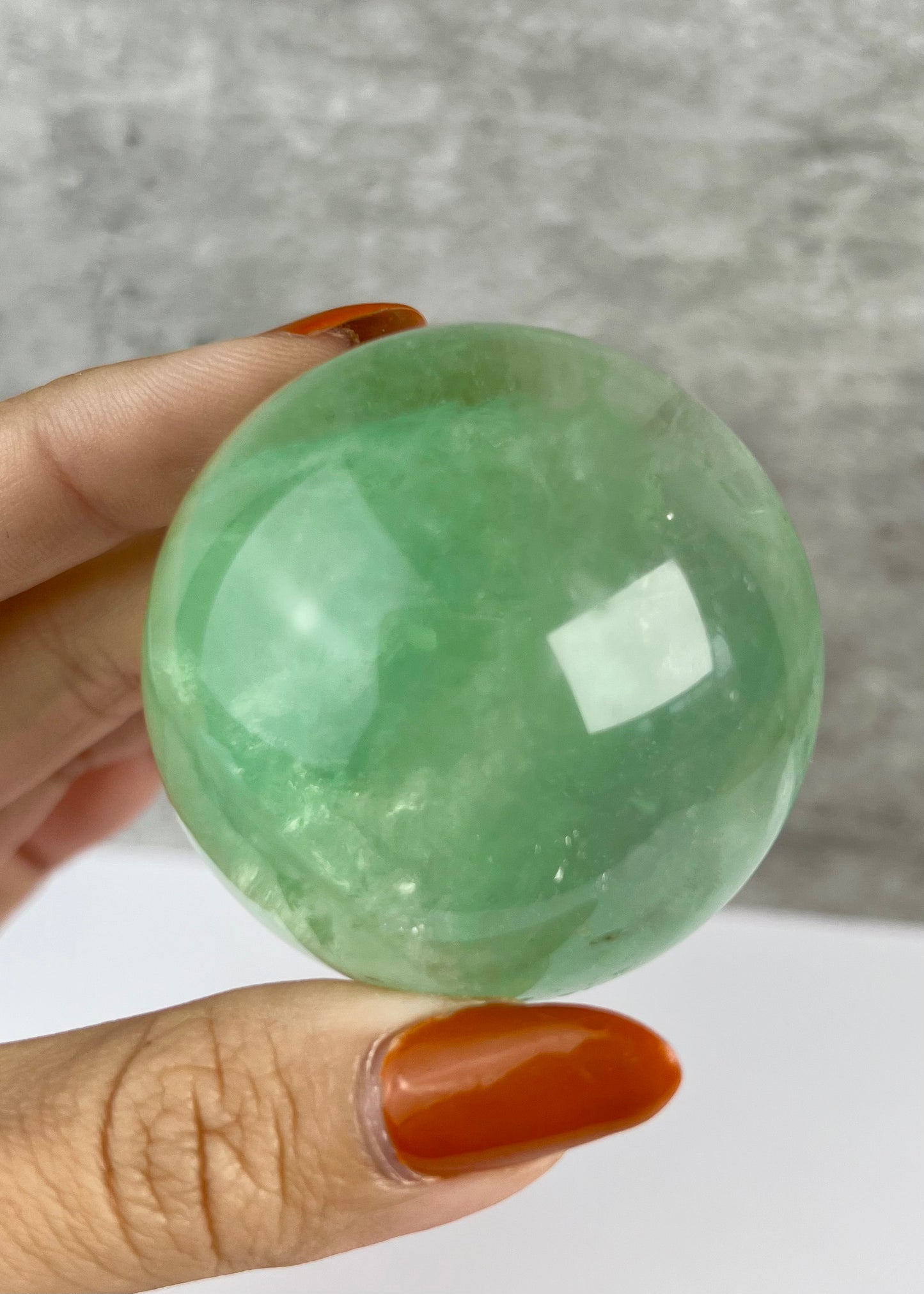 Laguna Ice Green Fluorite Sphere