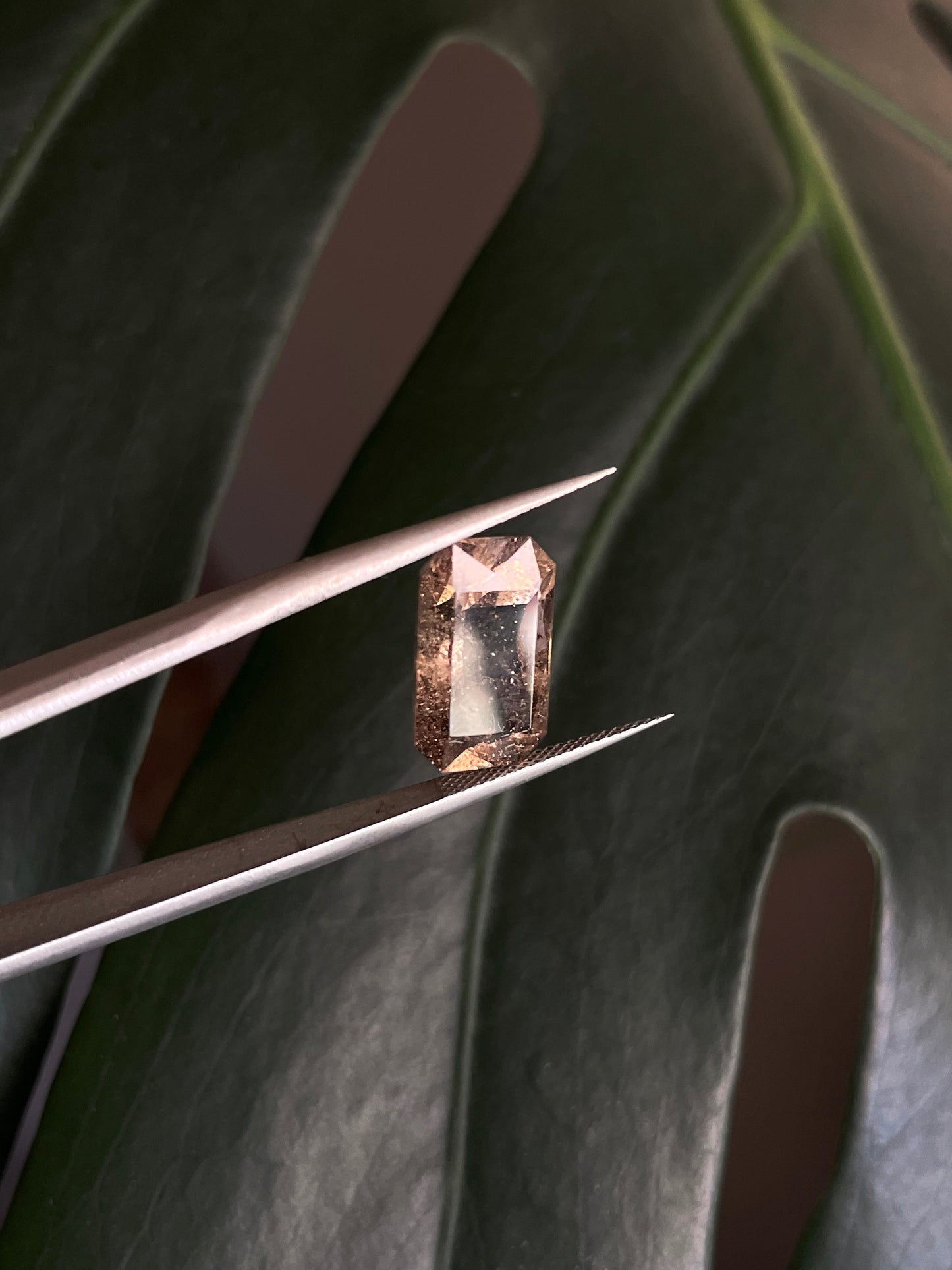 Smoky Quartz Emerald Cut Gemstone