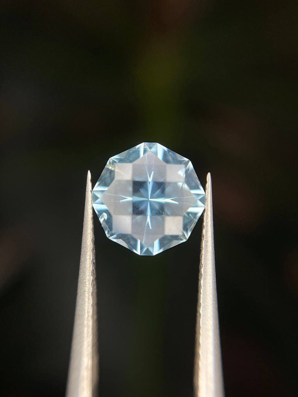 1.21 Carat Aquamarine, 7.60mm Round, Loose Gemstone, Bright Blue, Mined in Zambia