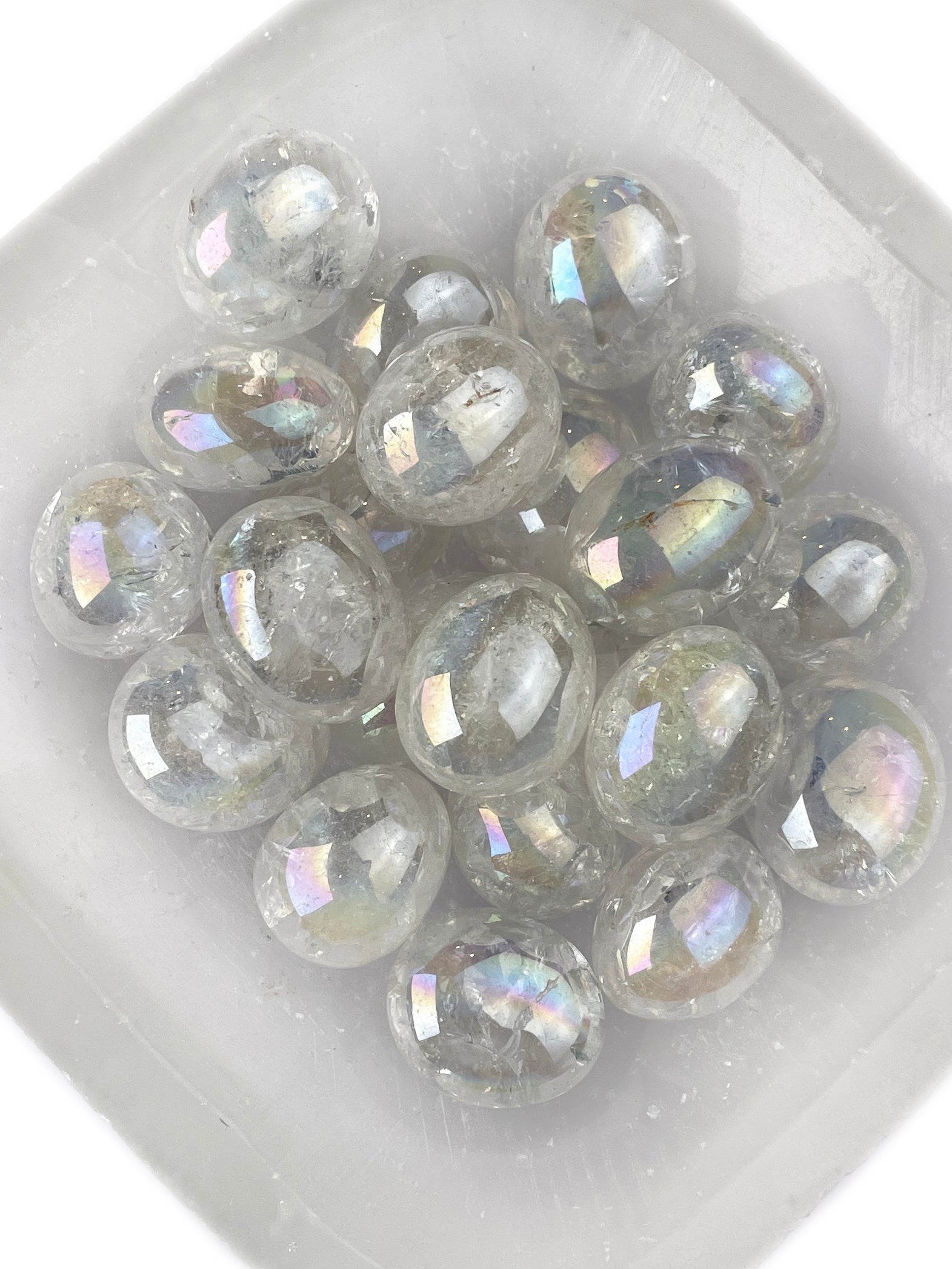 Aura Quartz Tumbled Crystals | Radiant Energy