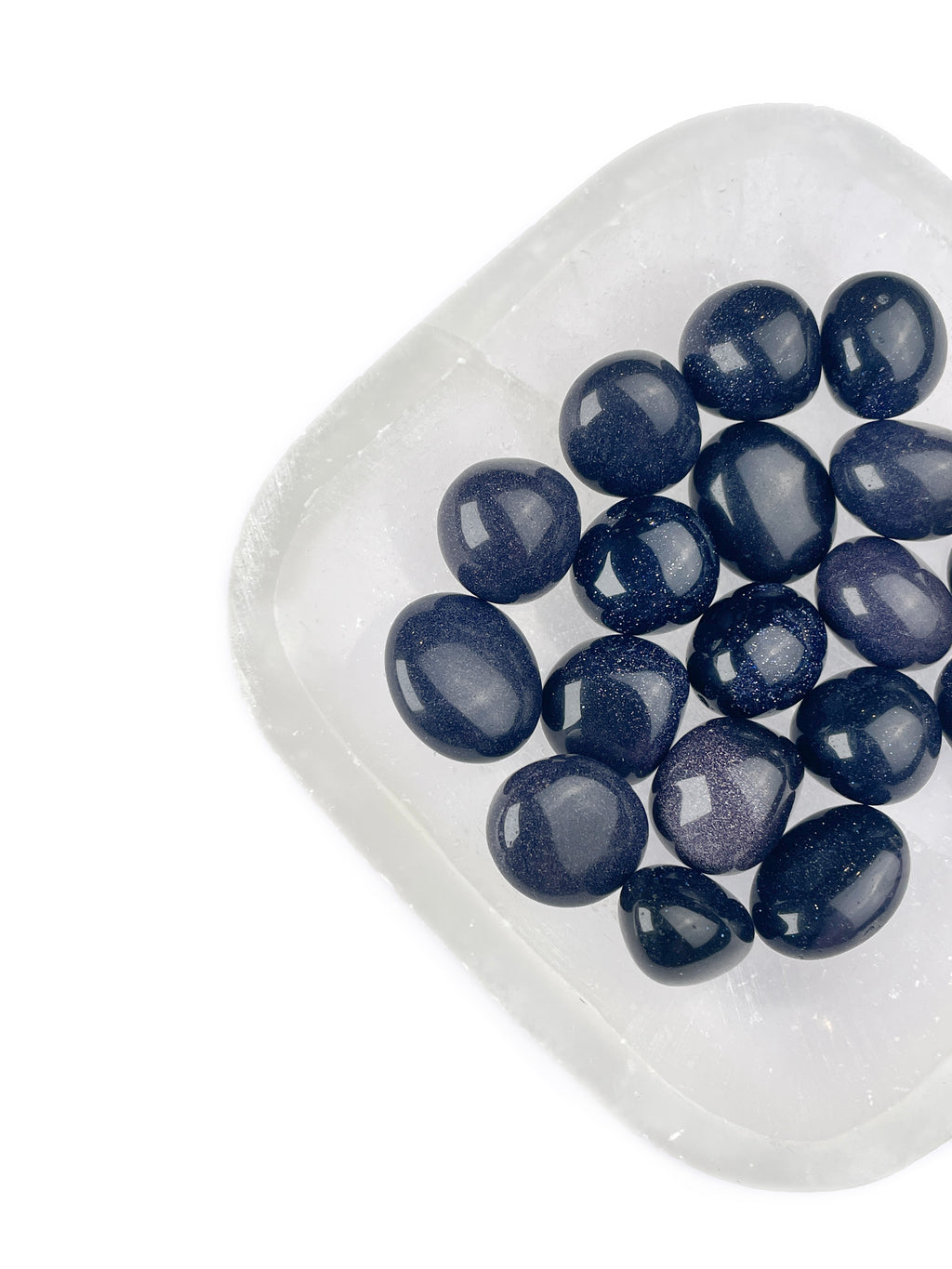 Blue Goldstone Tumbled Crystals | Starry Ambition