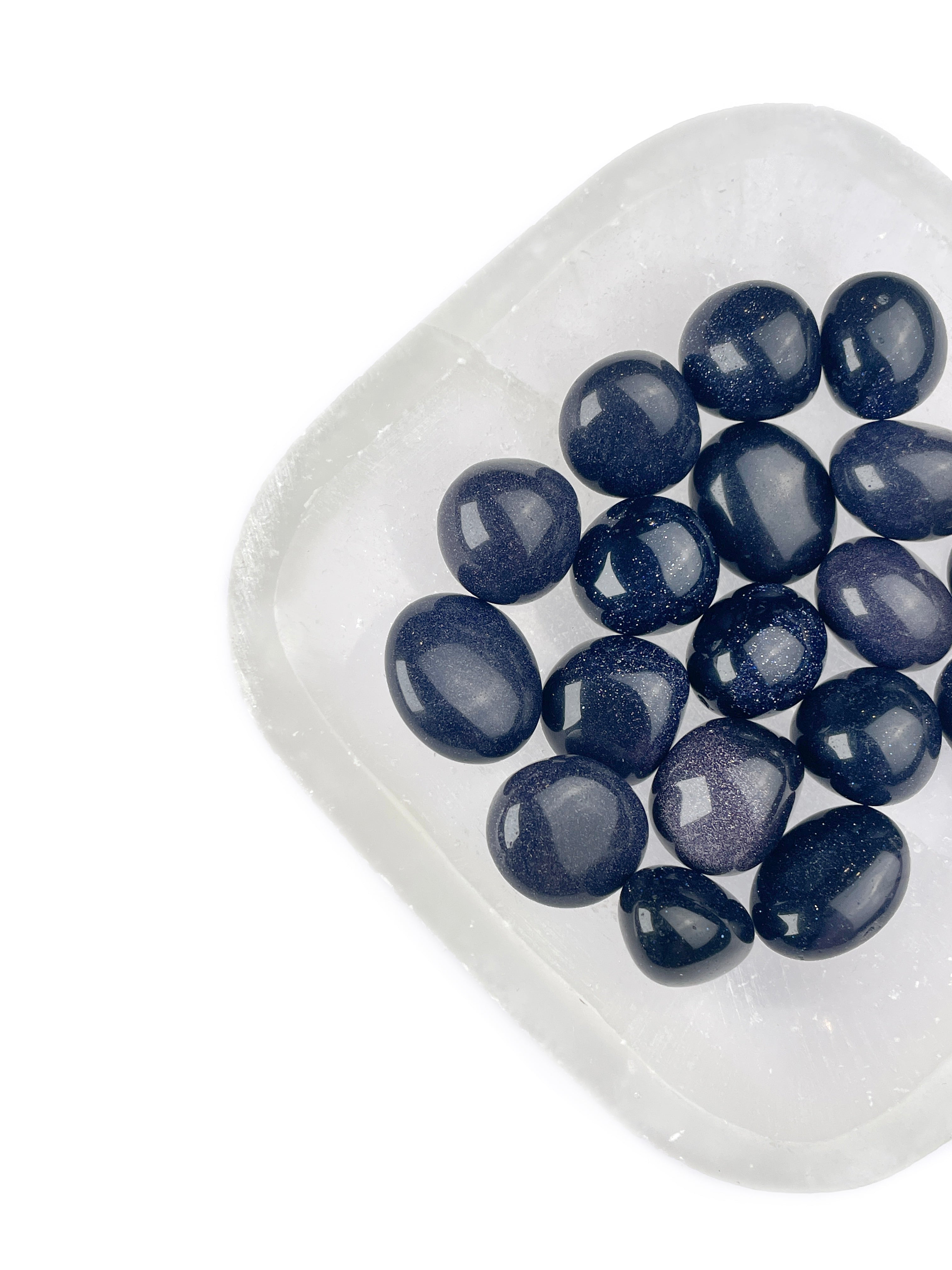 Blue Goldstone Tumbled Crystals | Starry Ambition