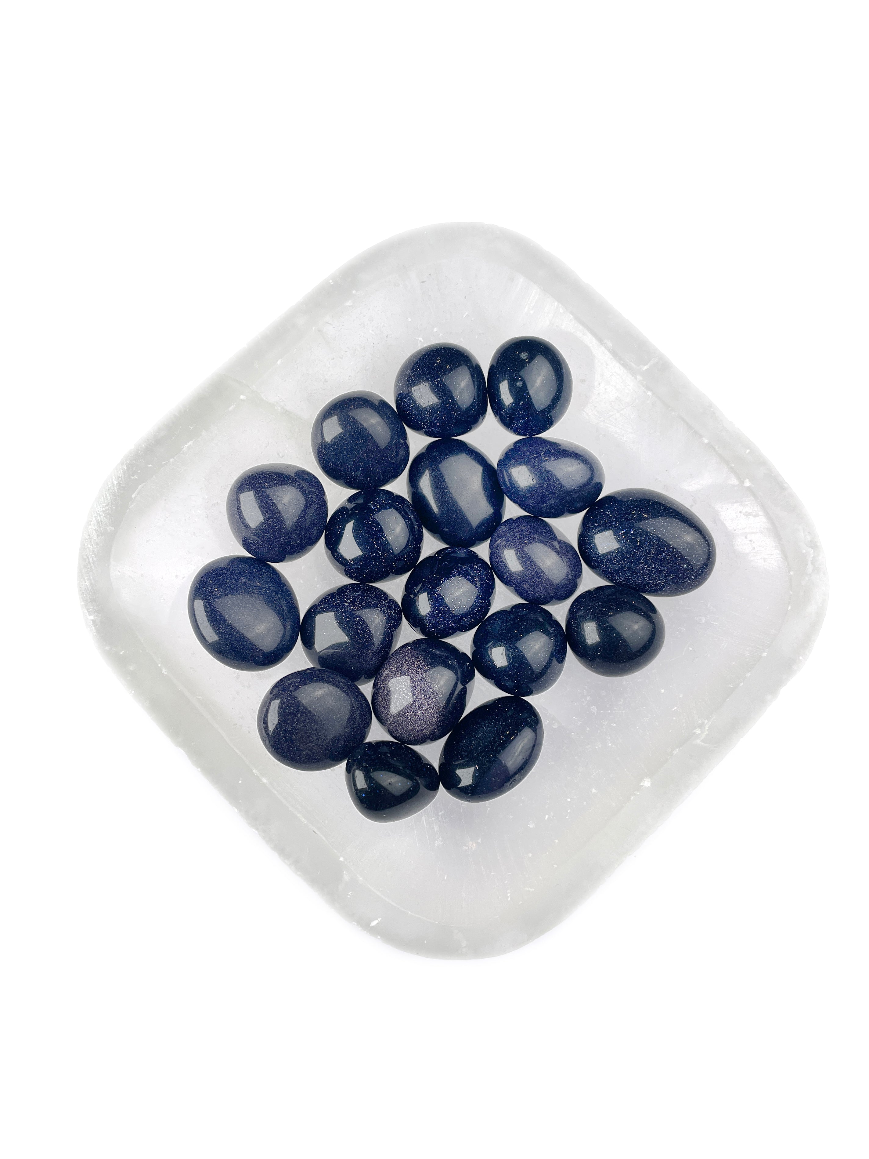 Blue Goldstone Tumbled Crystals | Starry Ambition