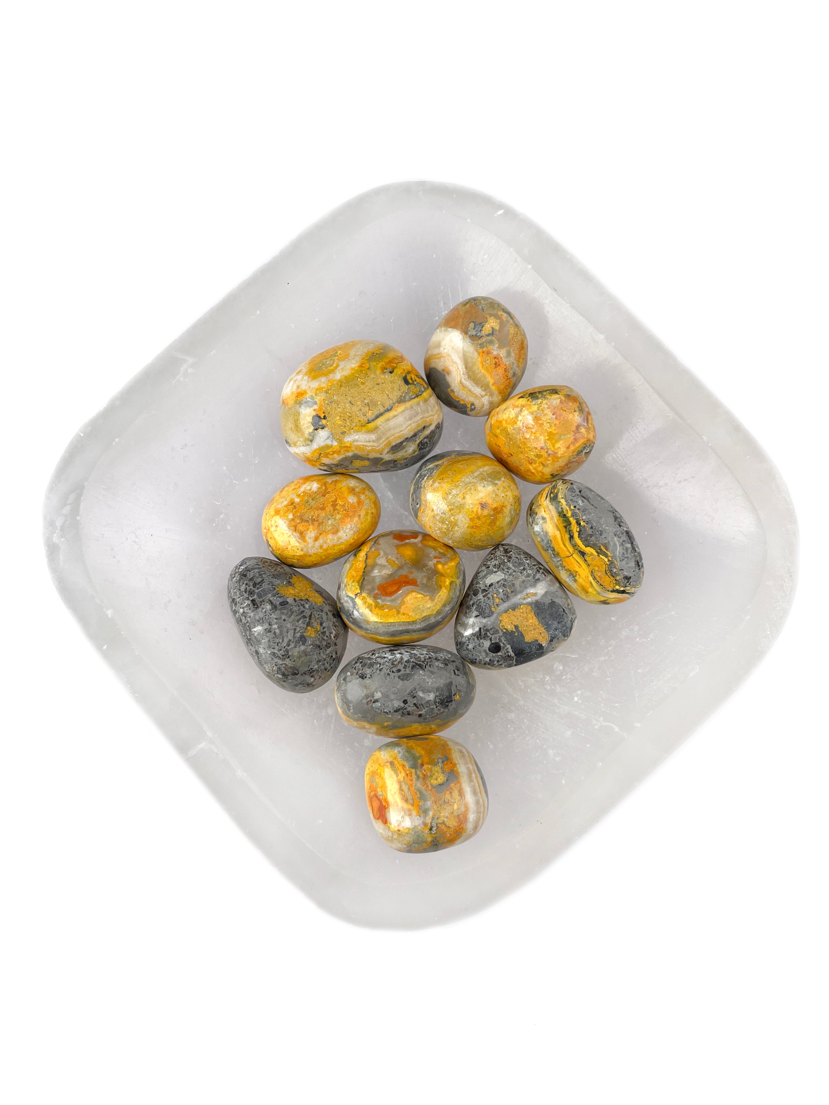 Bumblebee Jasper Tumbled Crystals | Bold Energy