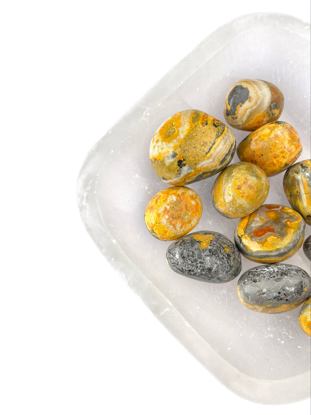 Bumblebee Jasper Tumbled Crystals | Bold Energy