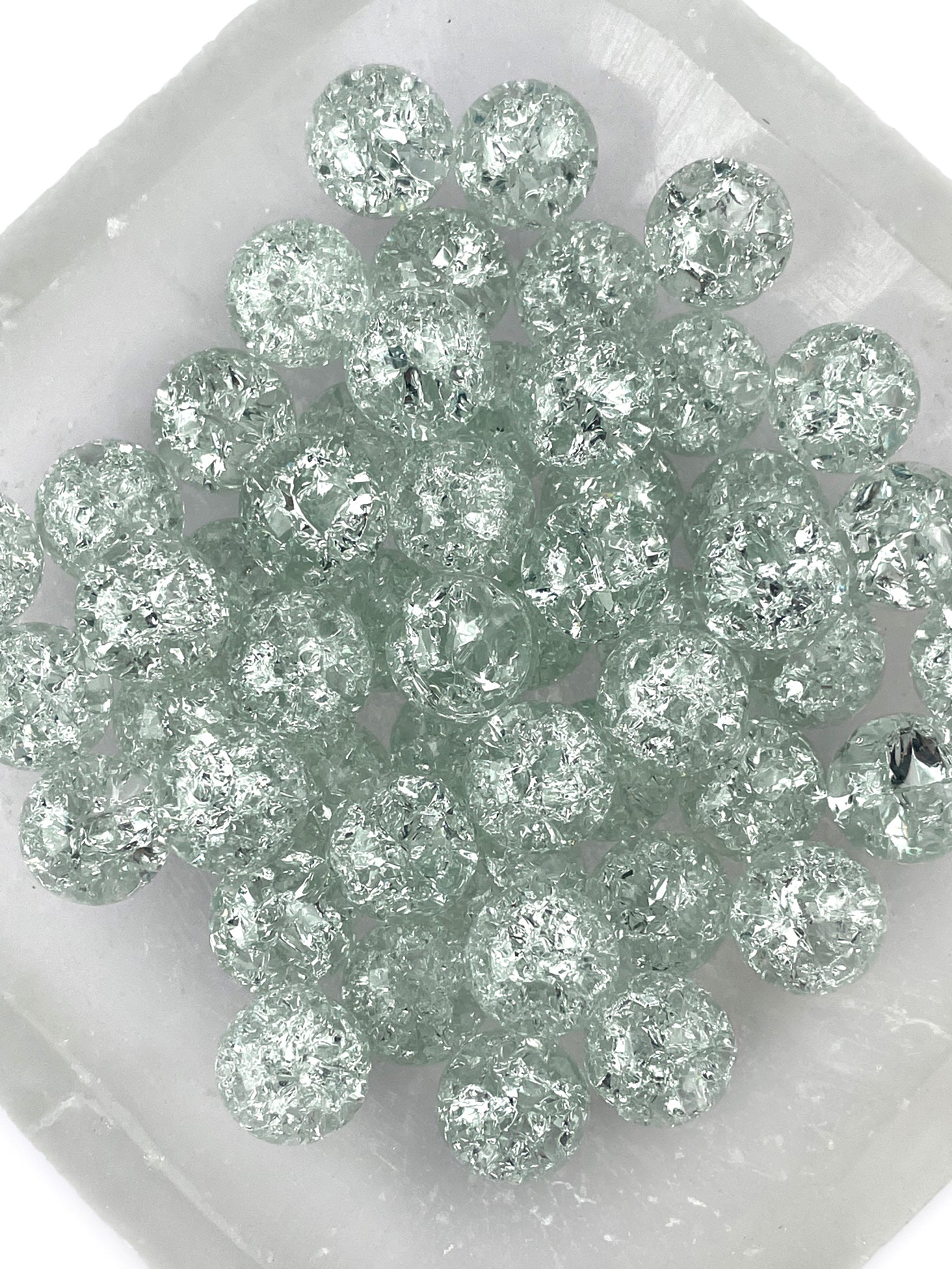 Crackle Quartz Mini Spheres