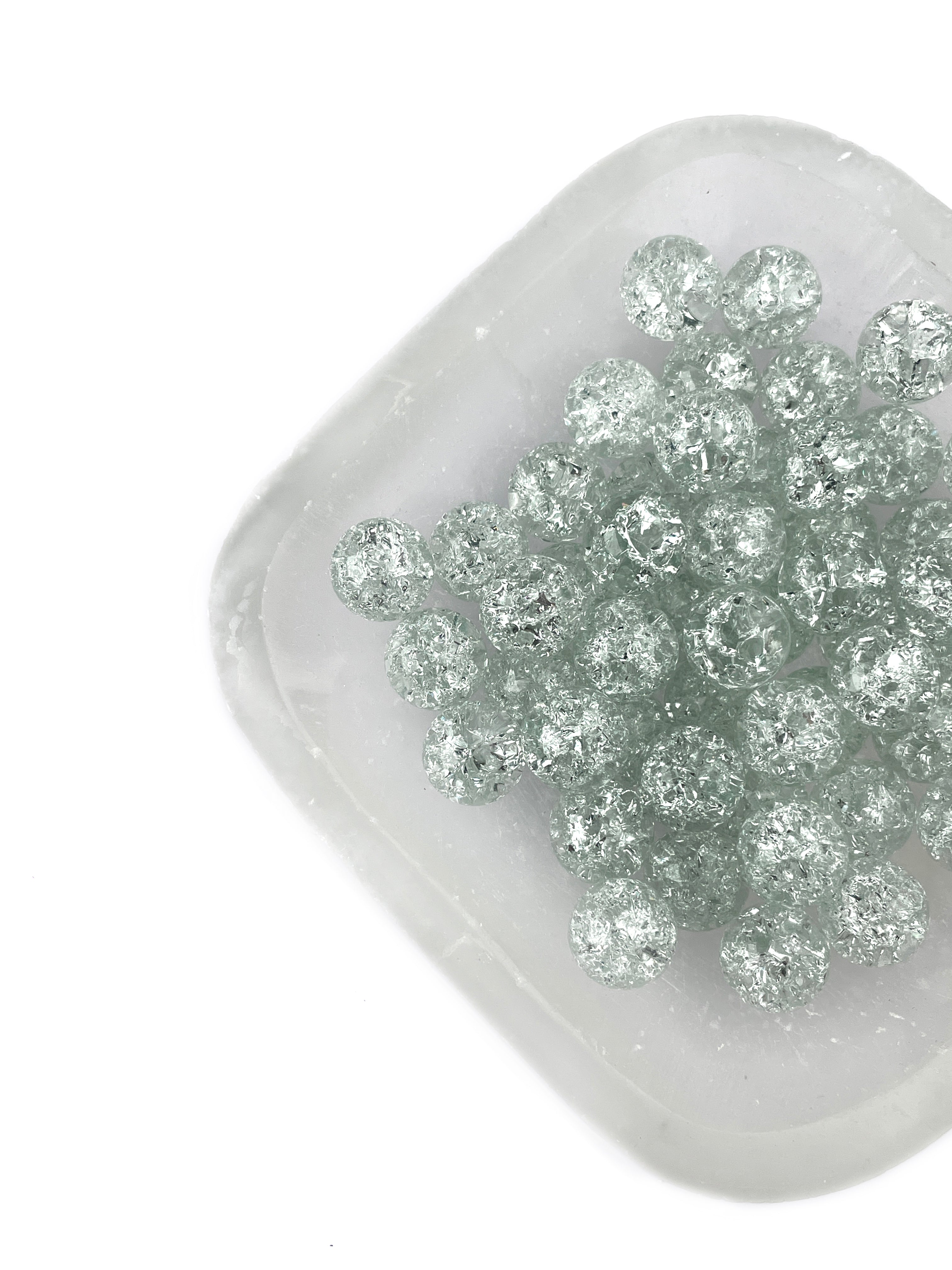 Crackle Quartz Mini Spheres