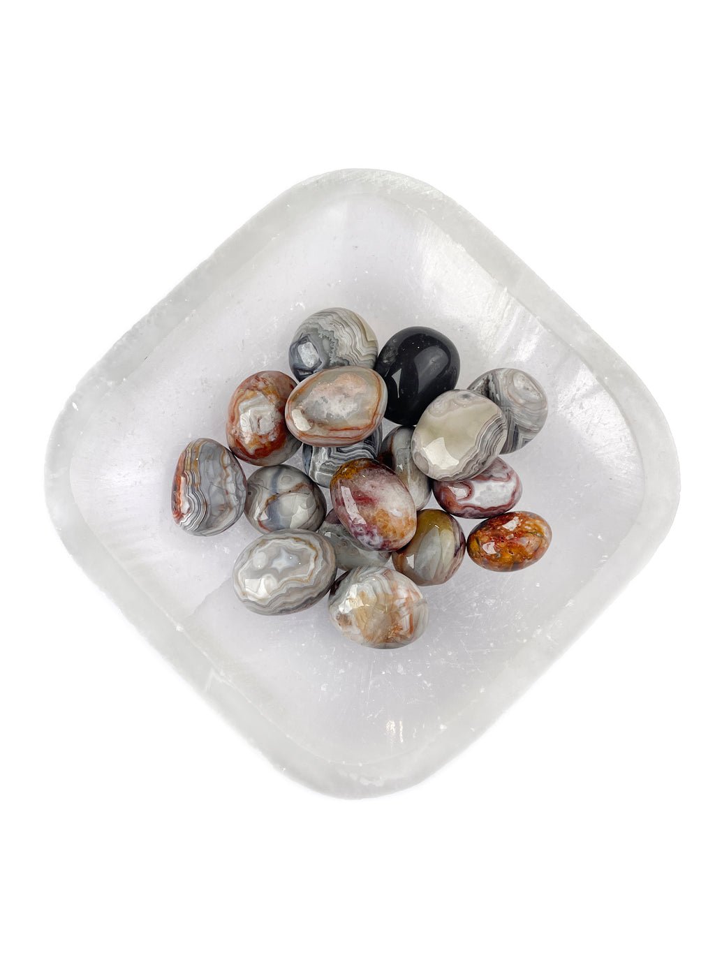 Crazy Lace Agate Tumbled Crystals | Flow of Joy