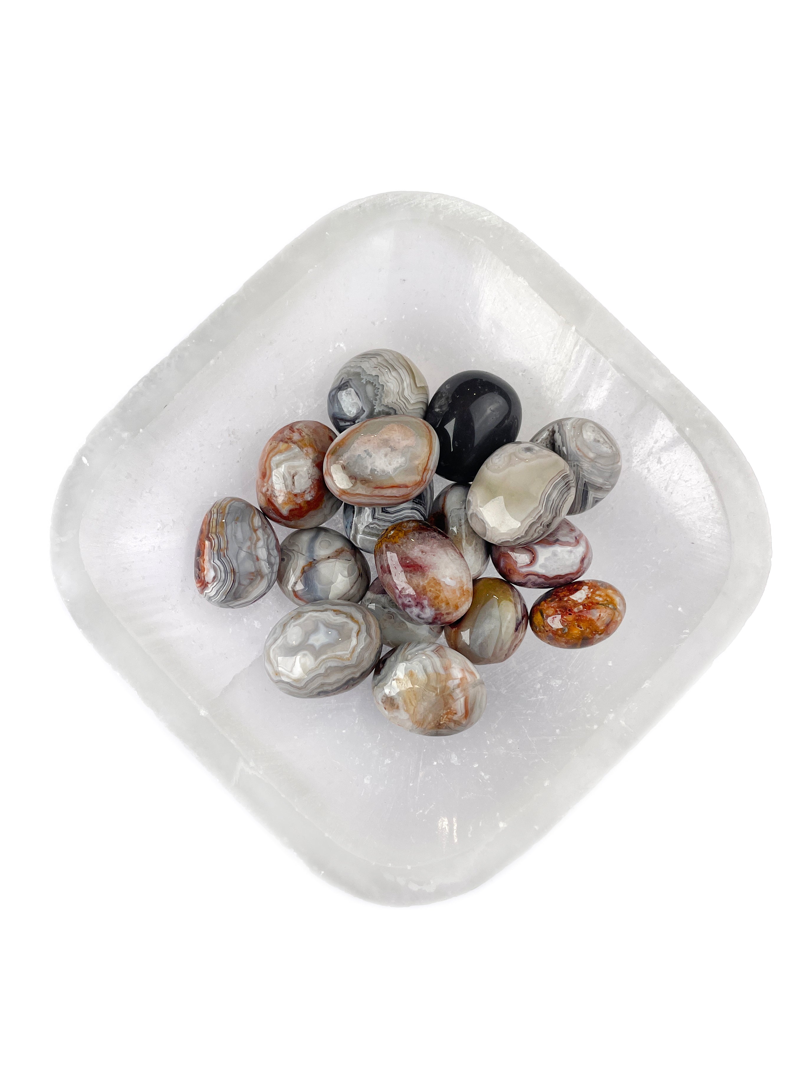 Crazy Lace Agate Tumbled Crystals | Flow of Joy