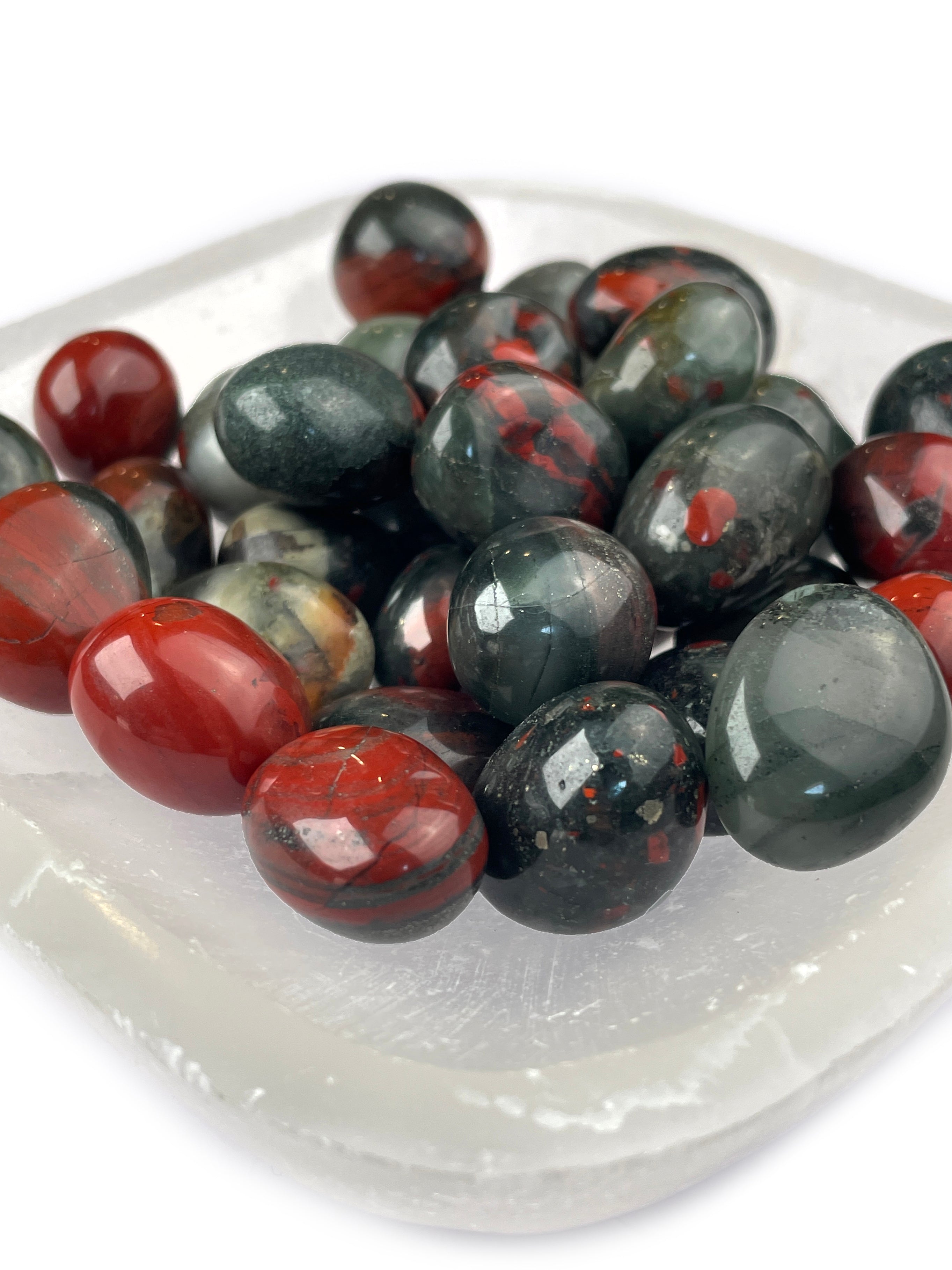 Dragon's Blood Jasper Tumbled Crystals