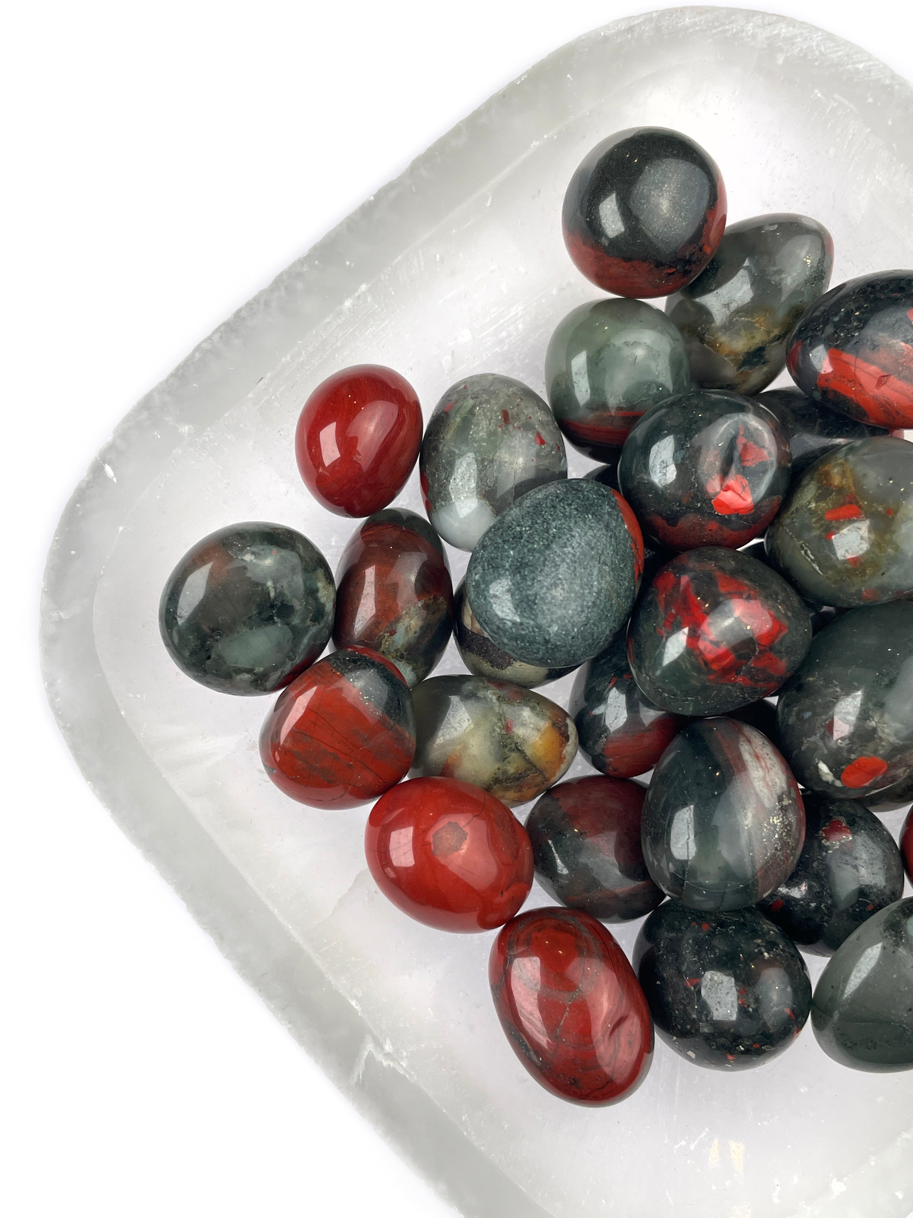 Dragon's Blood Jasper Tumbled Crystals