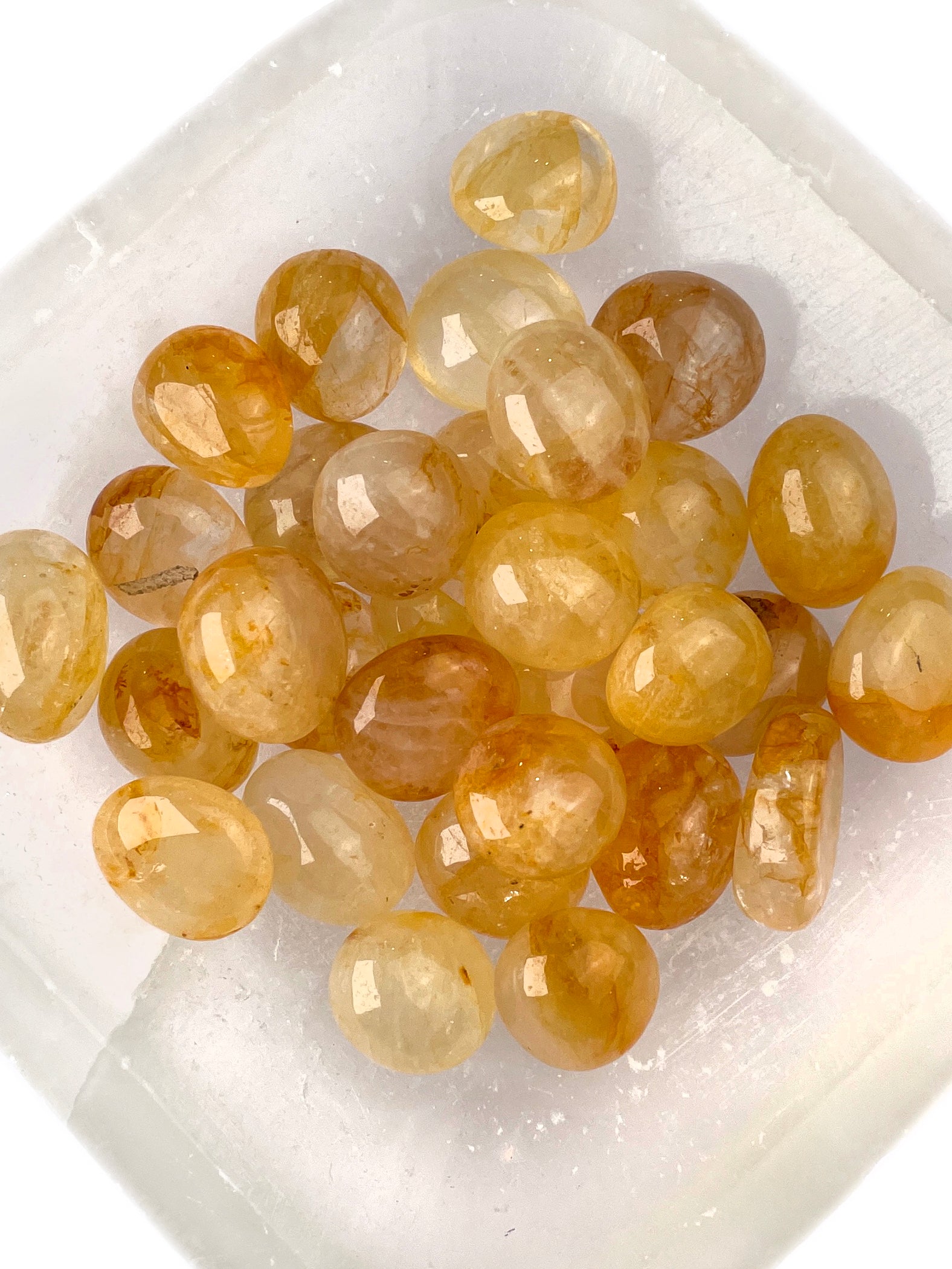 Golden Healer Quartz Tumbled Crystals | Divine Renewal
