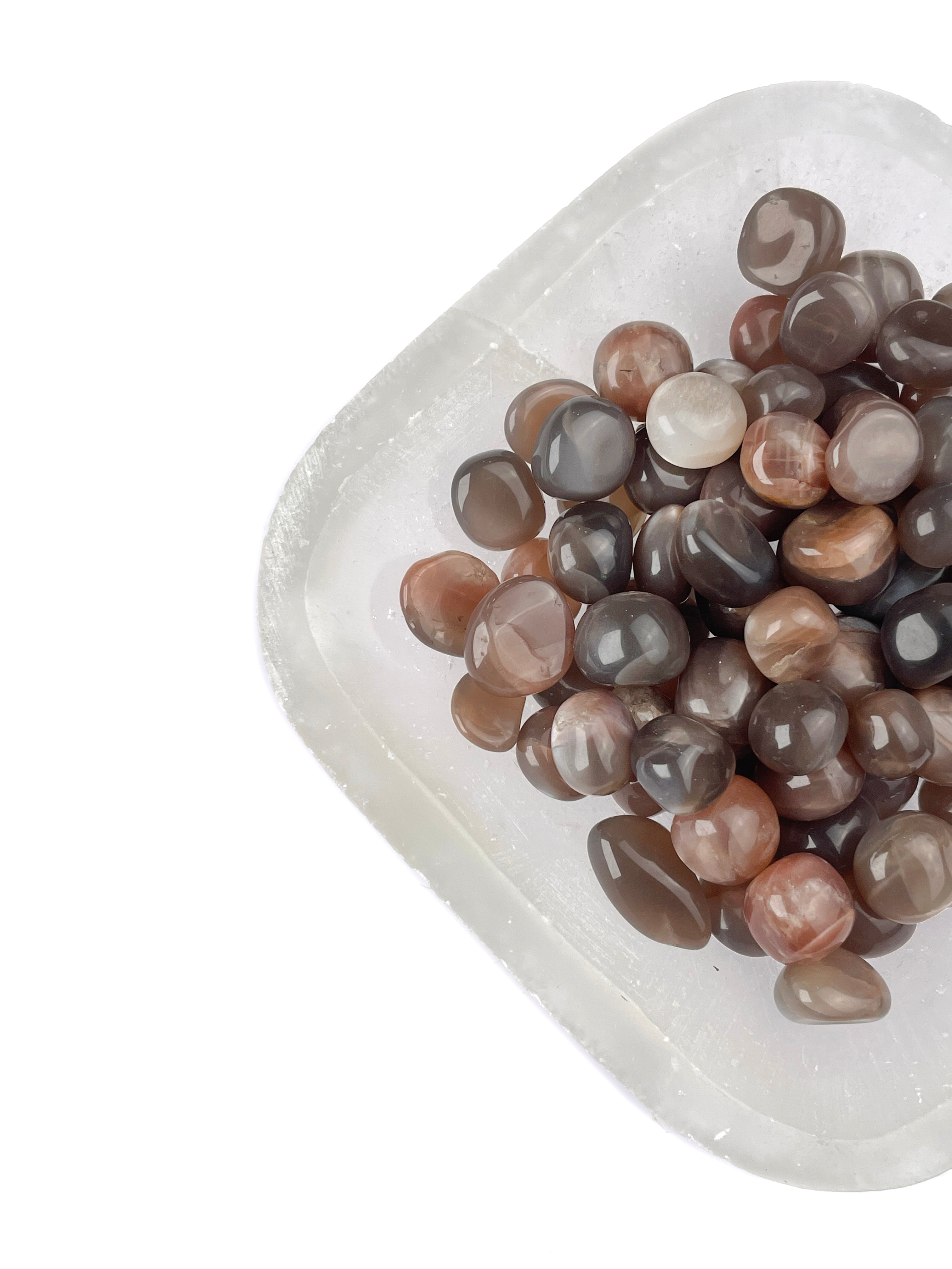 Mauve Moonstone Tumbled Crystals | Gentle Intuition