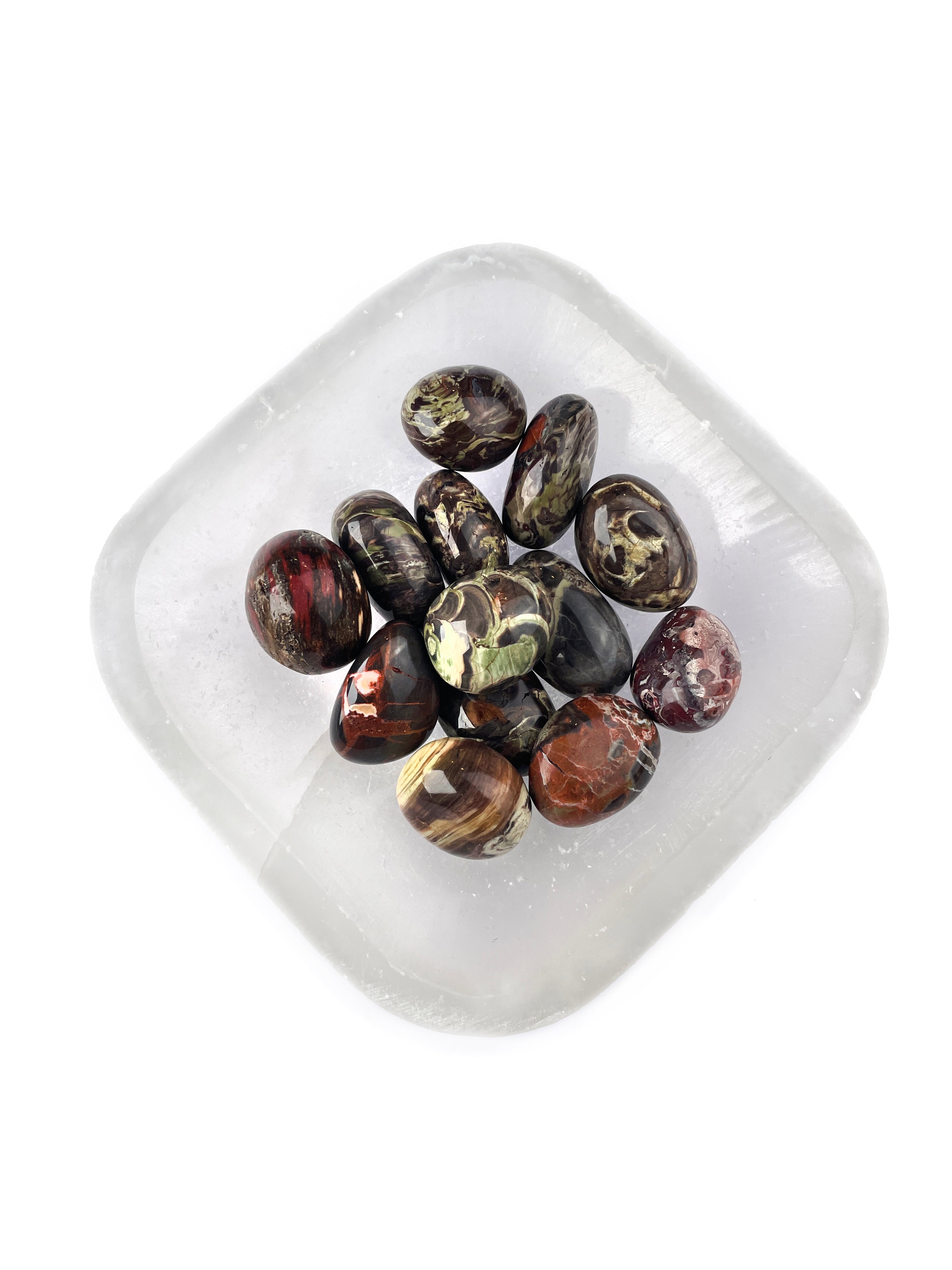 Money Agate Tumbled Crystals | Prosperity Flow