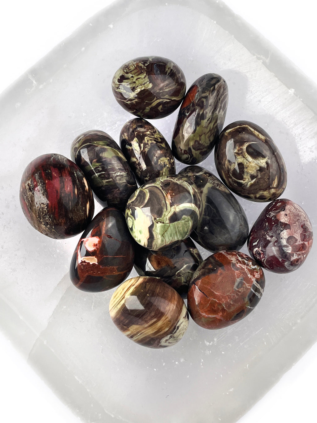 Money Agate Tumbled Crystals | Prosperity Flow