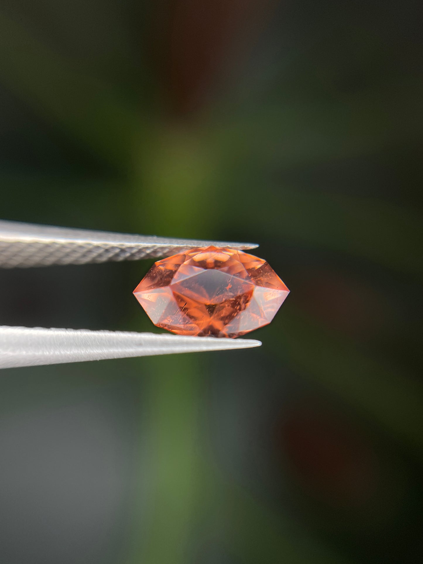 0.66 Carat Orange Tourmaline, Loose Gemstone, Fiery Orange, Marquise Cut, Mined in Tanzania