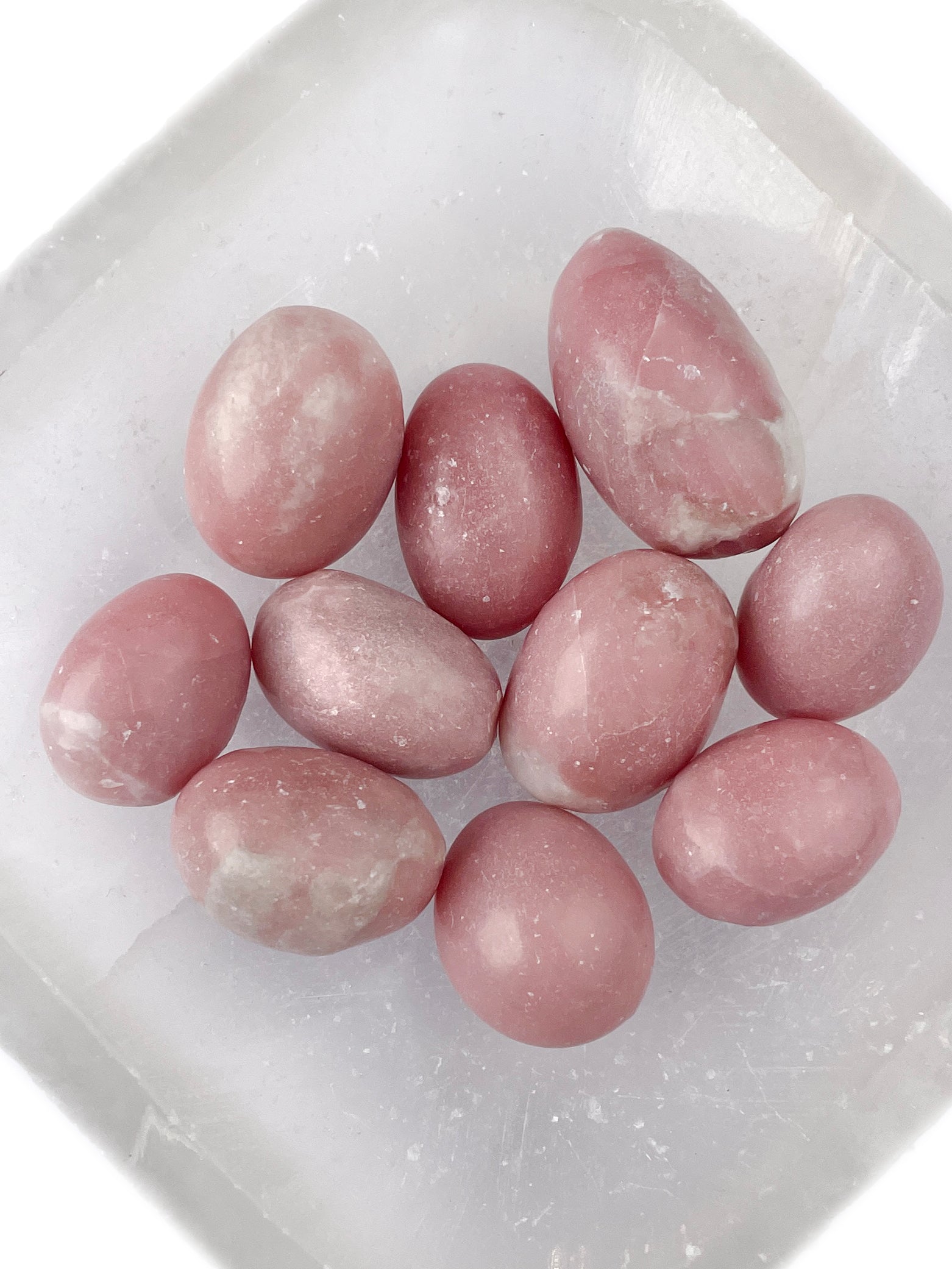 Pink Opal Tumbled Crystals | Gentle Love
