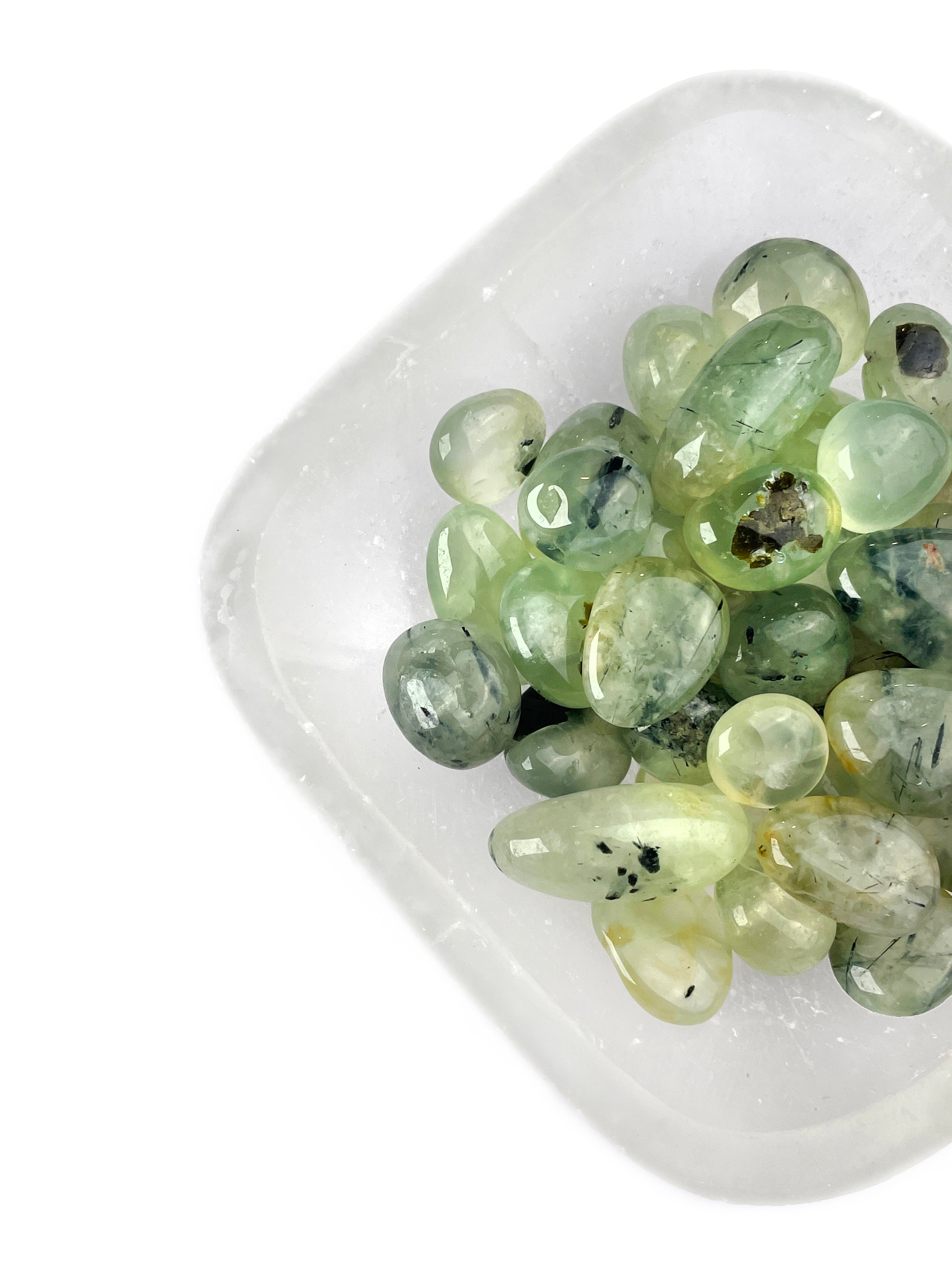 Prehnite Tumbled Crystals | Heal the Healer