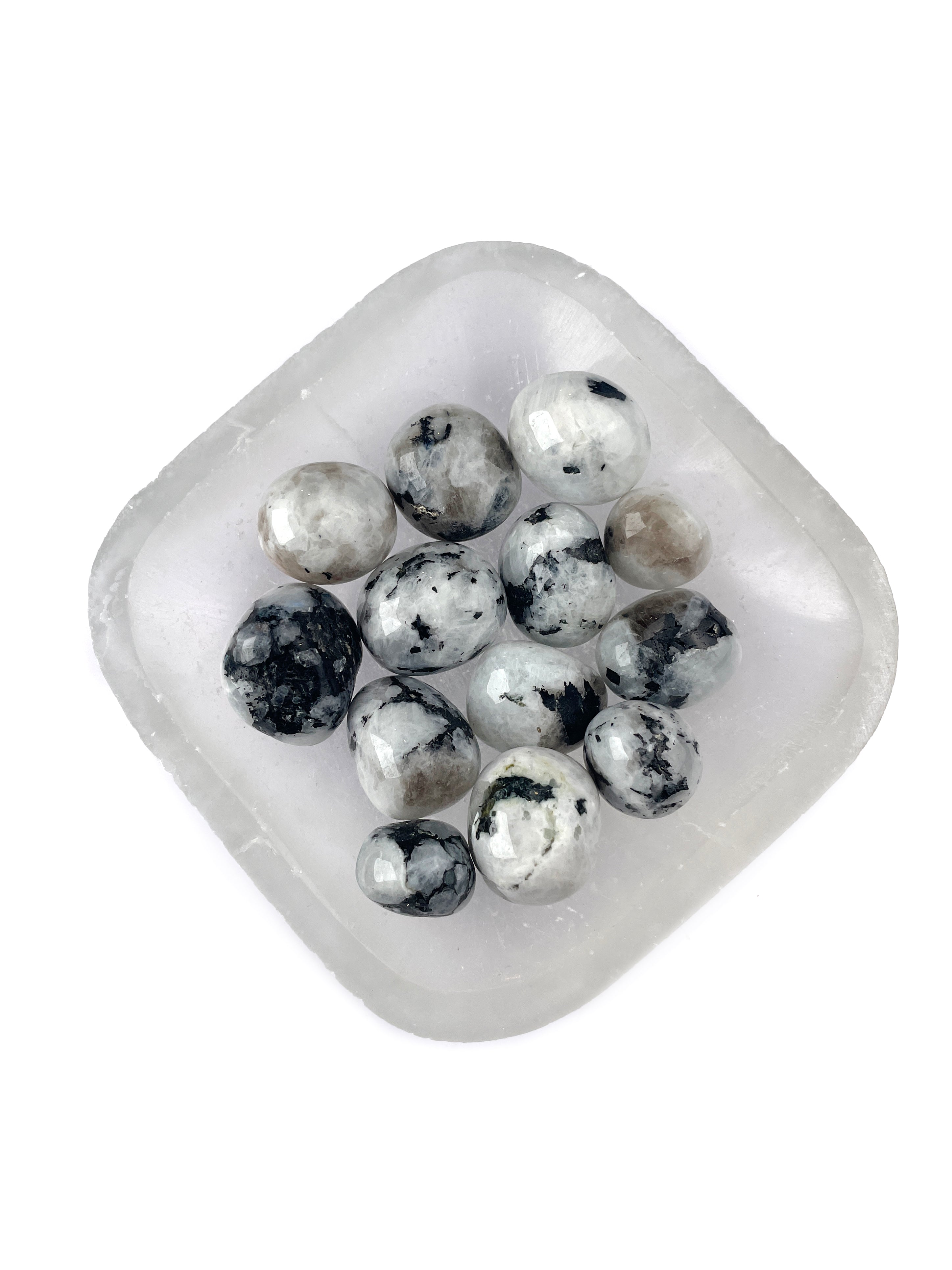 Rainbow Moonstone Tumbled Crystals | Goddess Light