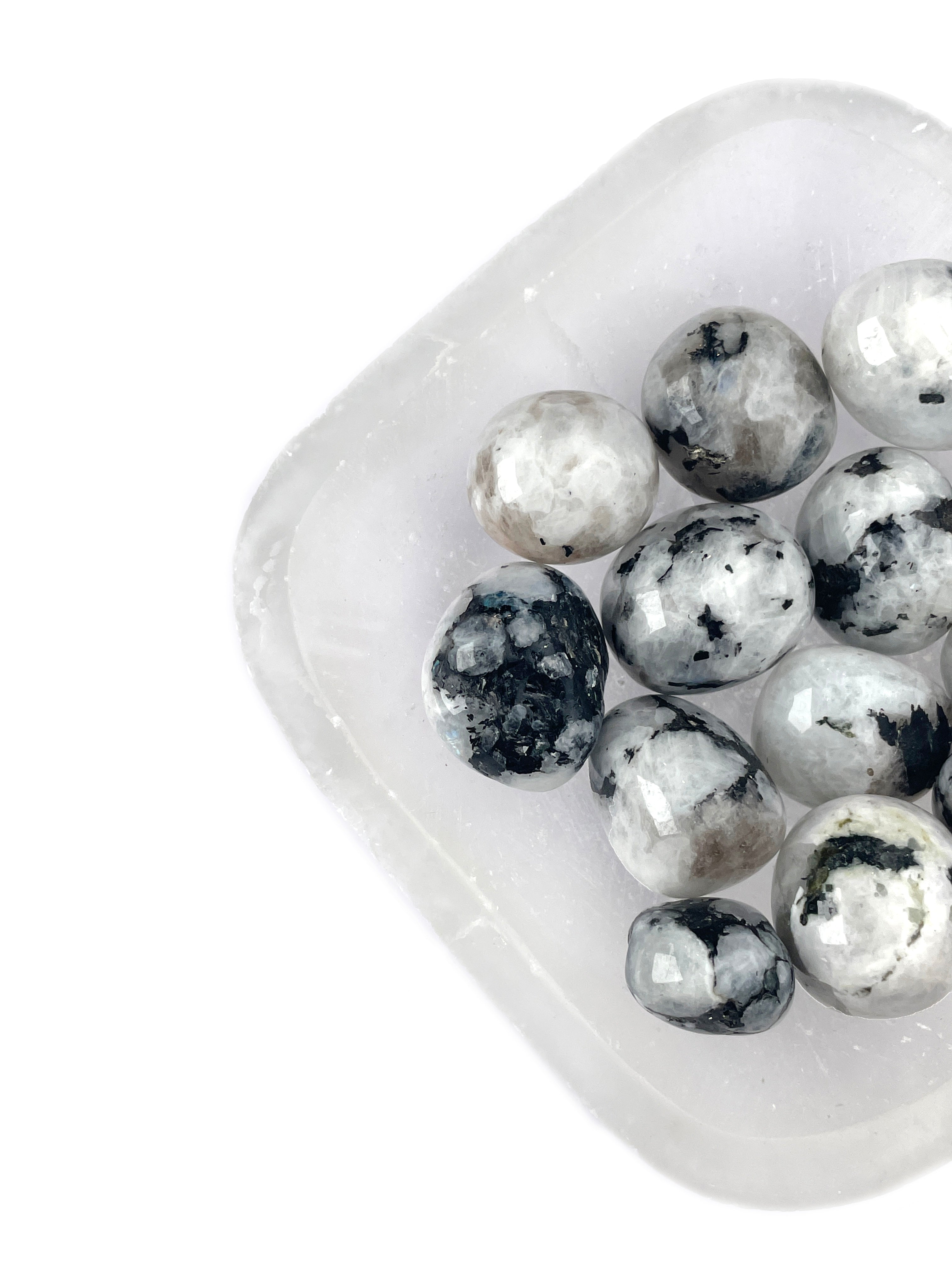 Rainbow Moonstone Tumbled Crystals | Goddess Light