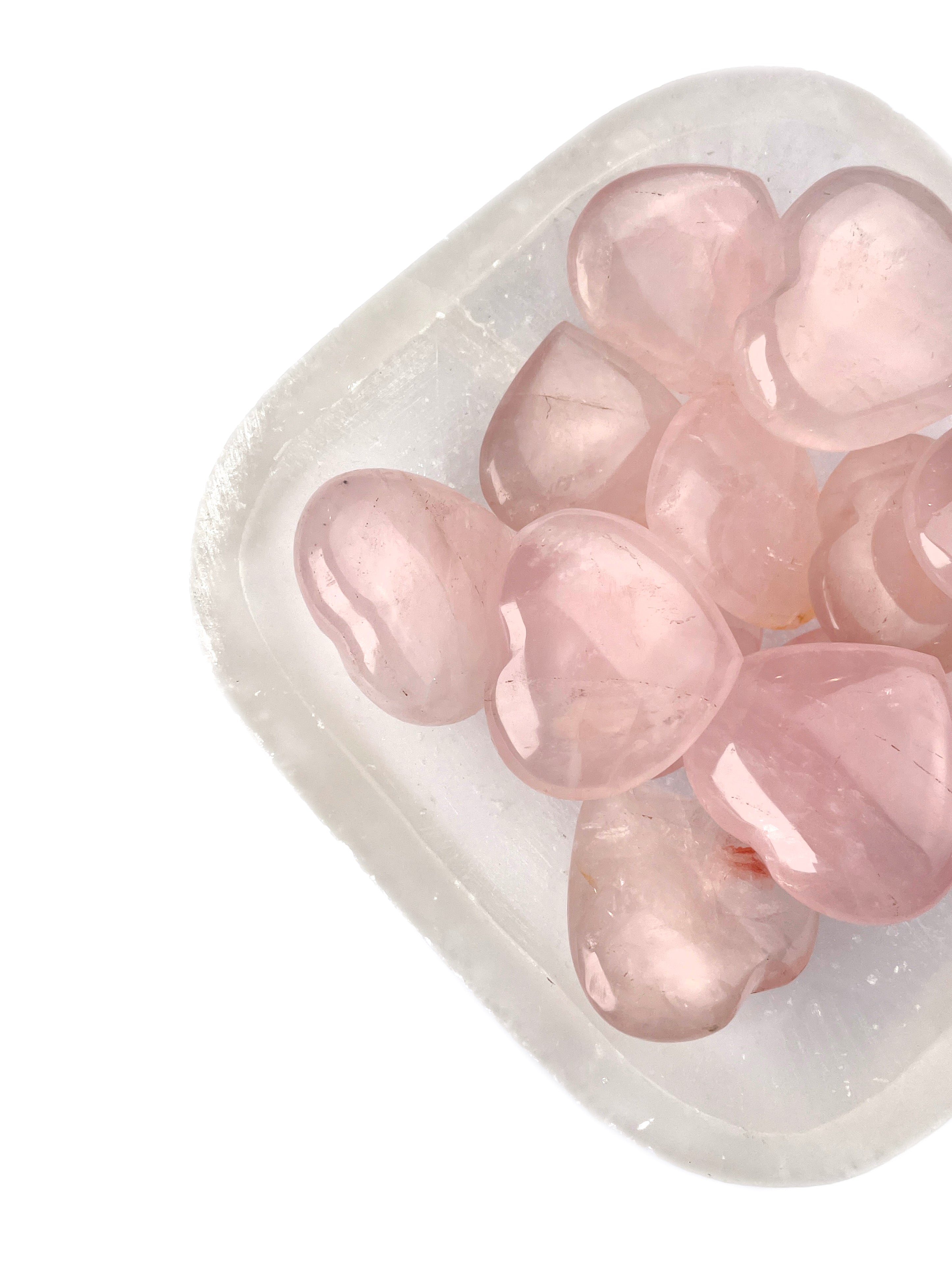 Rose Quartz Hearts