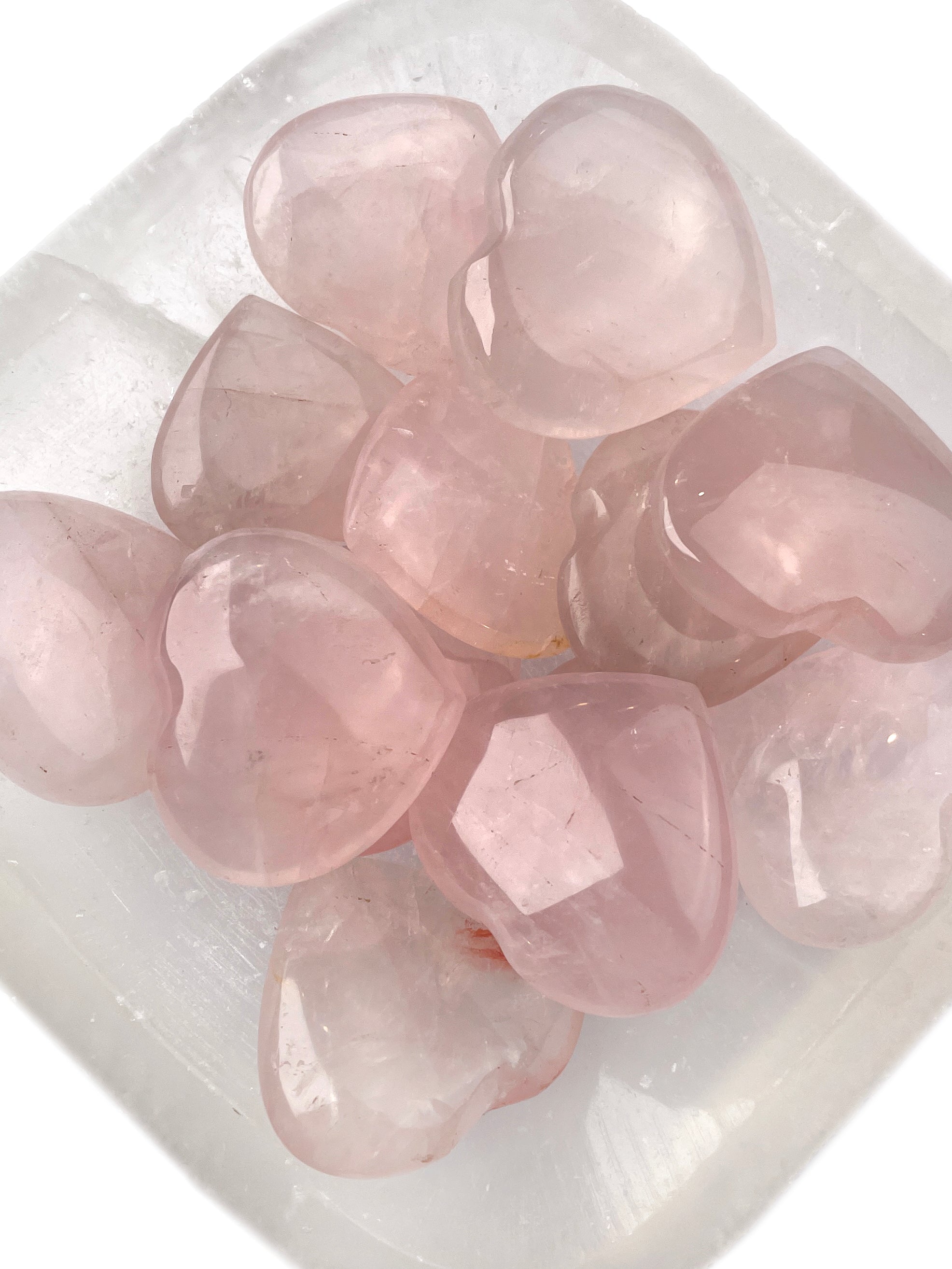Rose Quartz Hearts