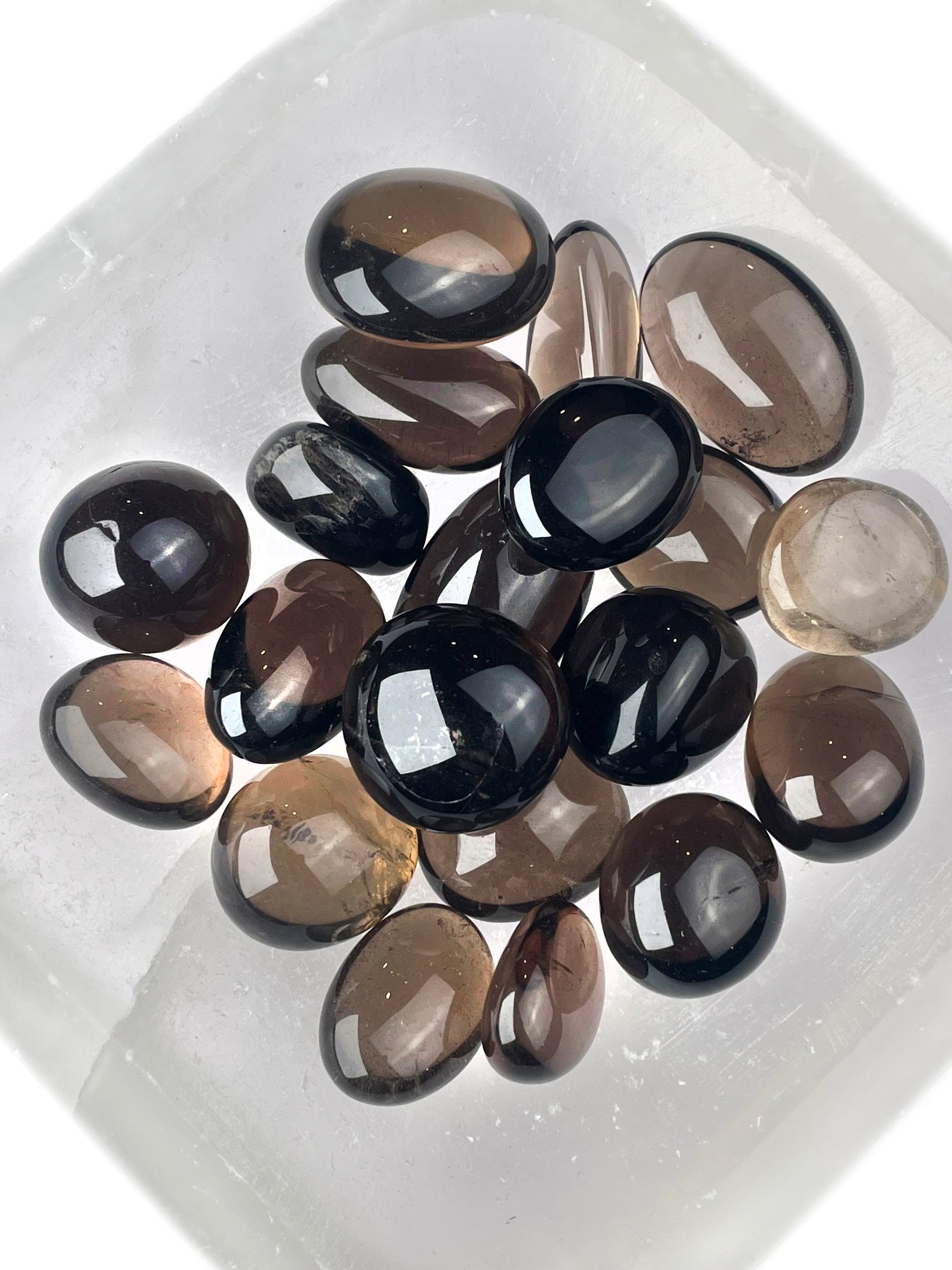 Smoky Quartz Tumbled Crystals | Grounded Calm