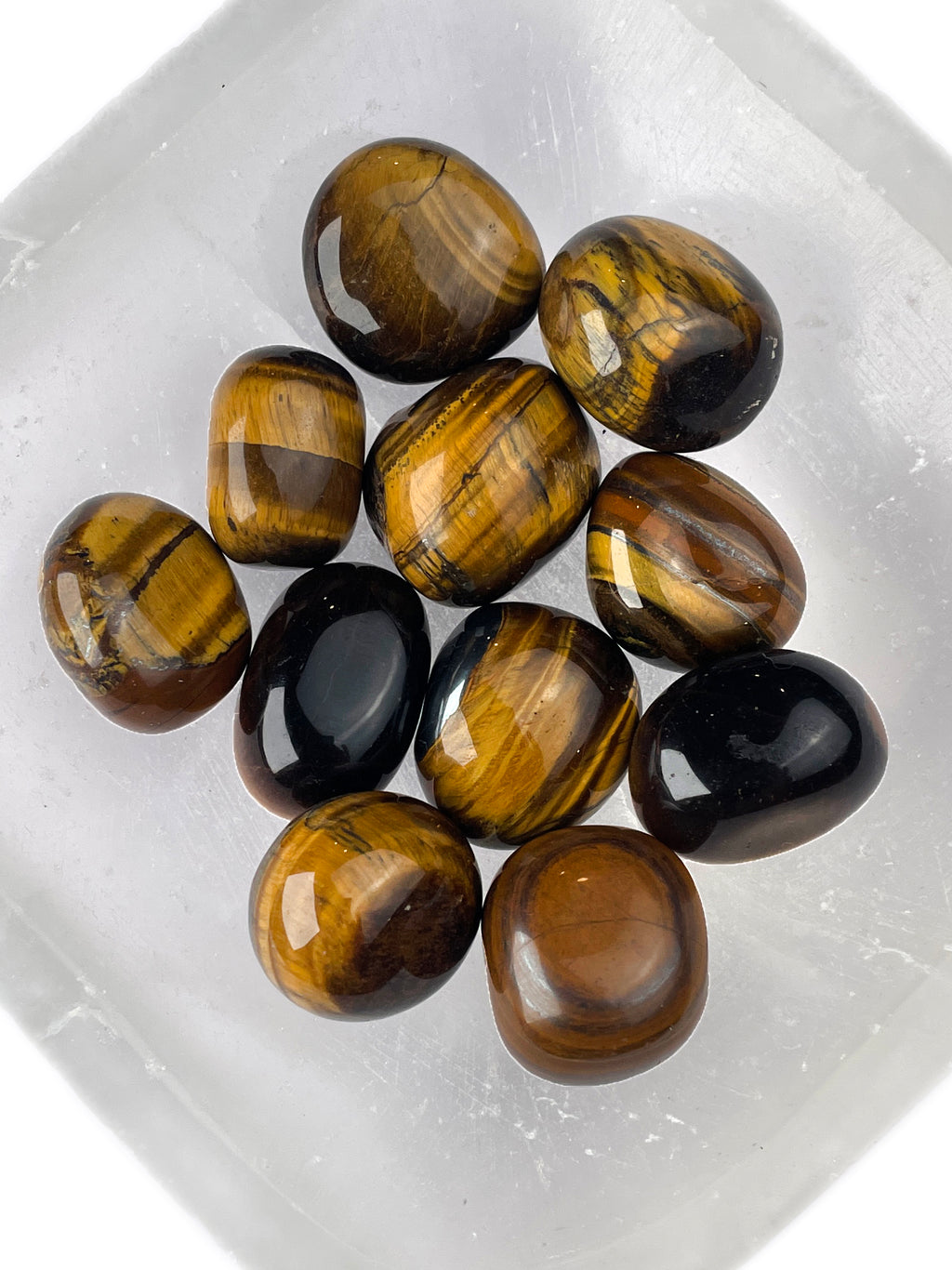 Tiger's Eye Tumbled Crystals | Courage & Focus