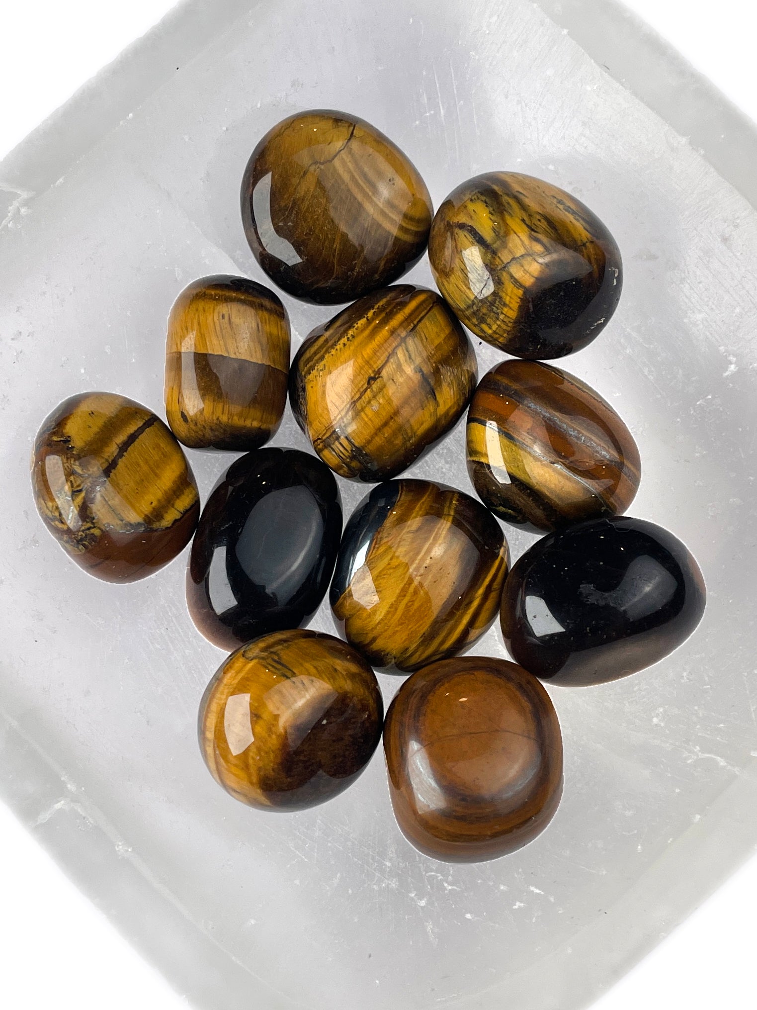 Tiger's Eye Tumbled Crystals | Courage & Focus