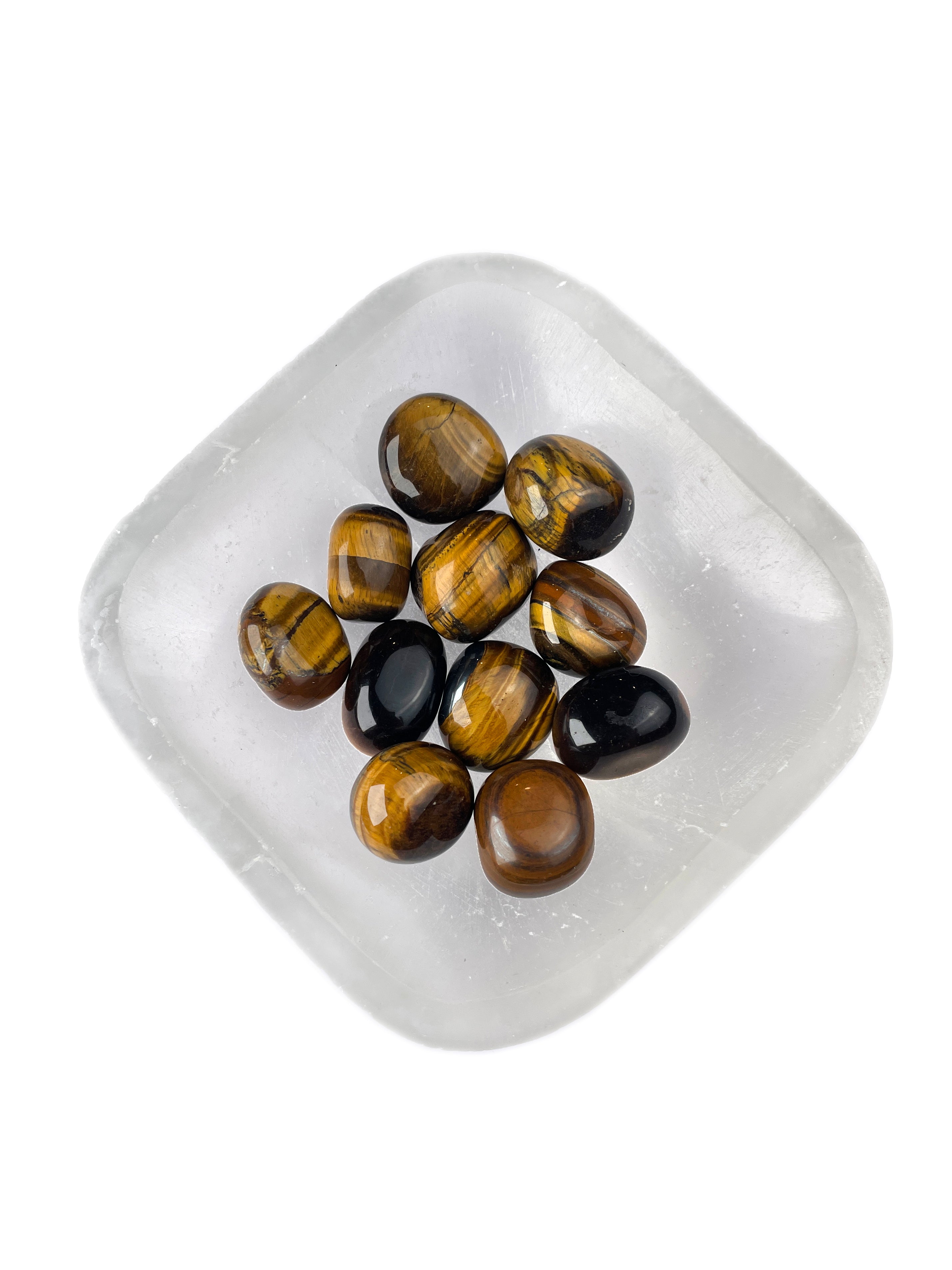 Tiger's Eye Tumbled Crystals | Courage & Focus